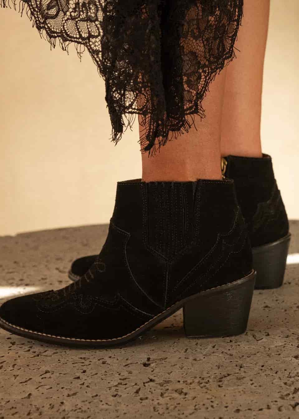 Botas Oeste Negro - miniatura 4