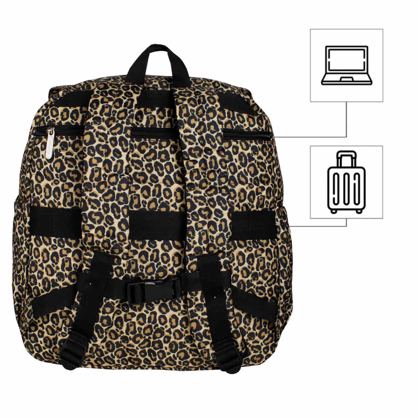 Morral Cabina Tapa Ultra Citybags Estampado Animal Print - miniatura 5