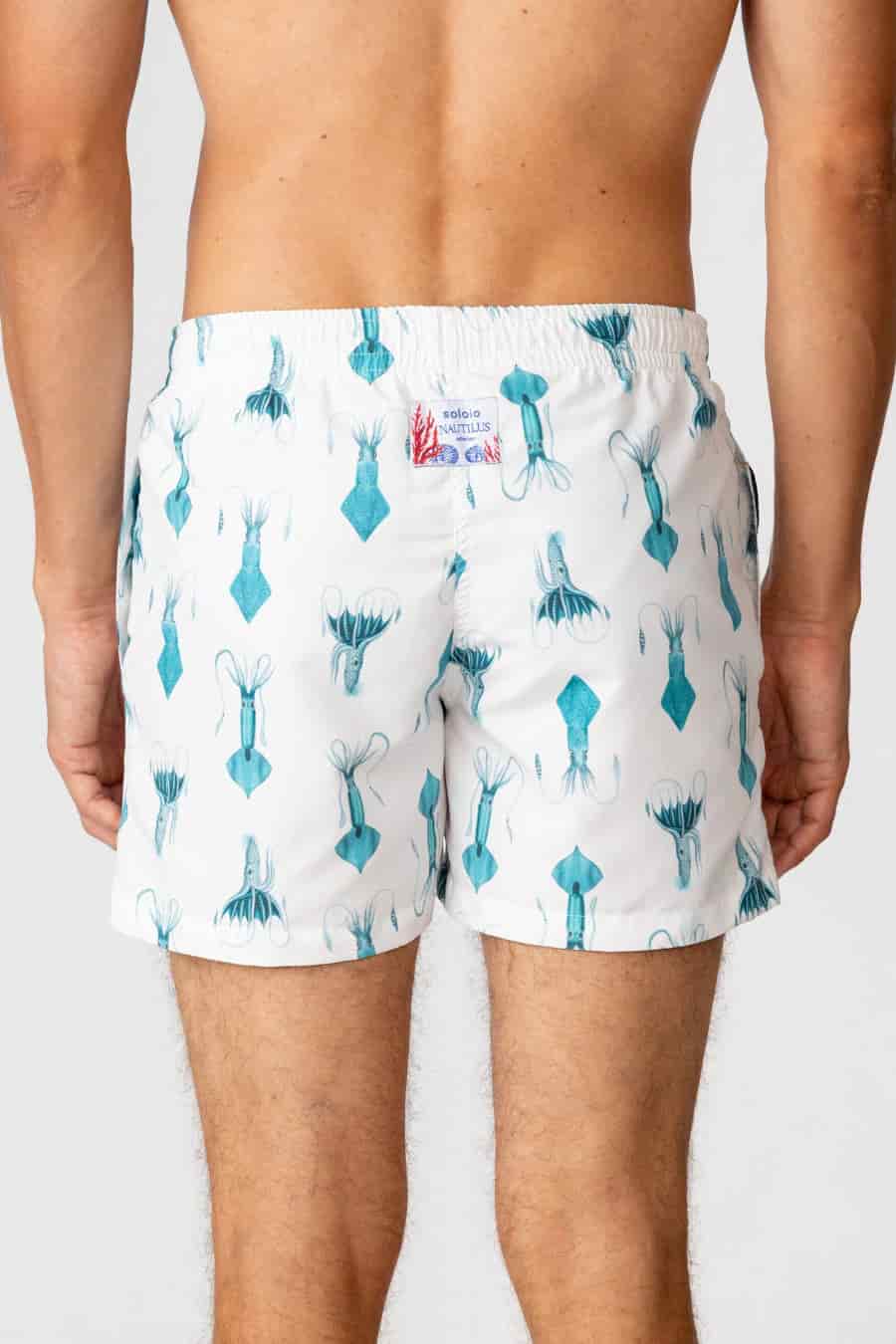 Men's swim trunk white egret - miniatura 9