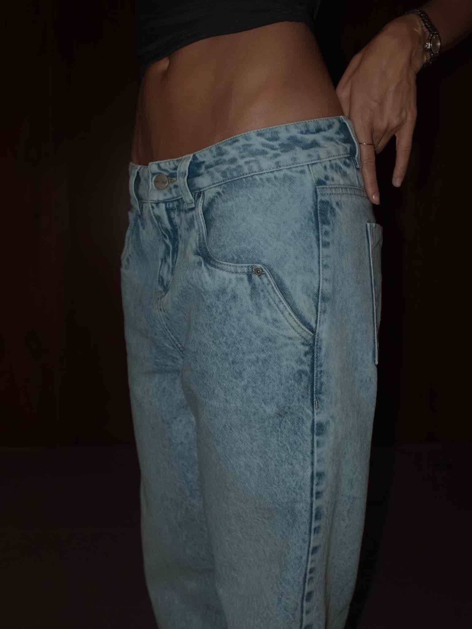 NOT SO MODEST JEAN - OLD LIGHT BLUE - miniatura 8