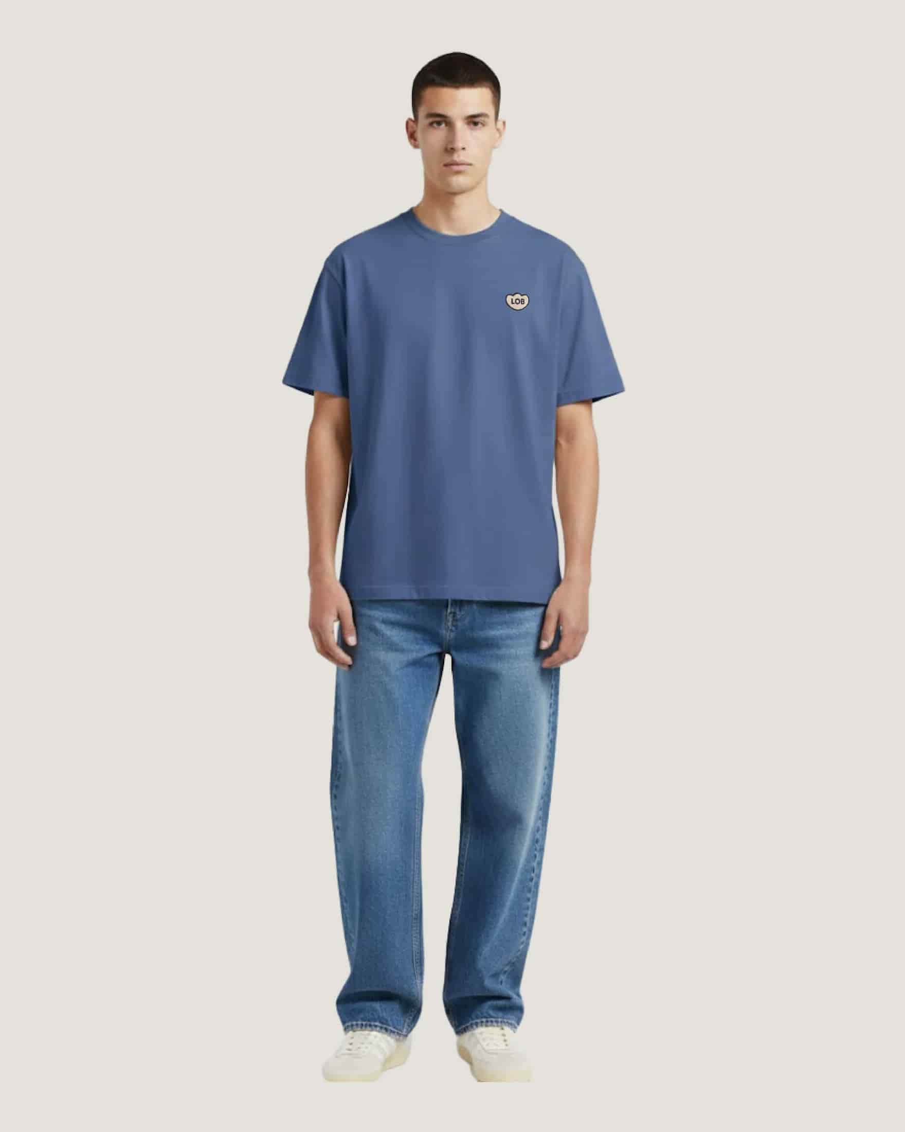 Camiseta Azul Espacial Hombre - miniatura 5