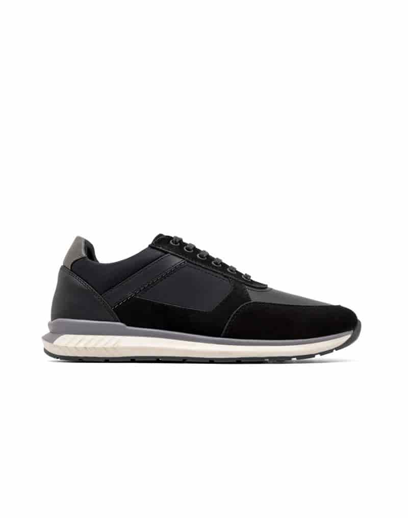 Zapato deportivo de cuero combinado con textil para hombre REF FIOR05 - miniatura 2