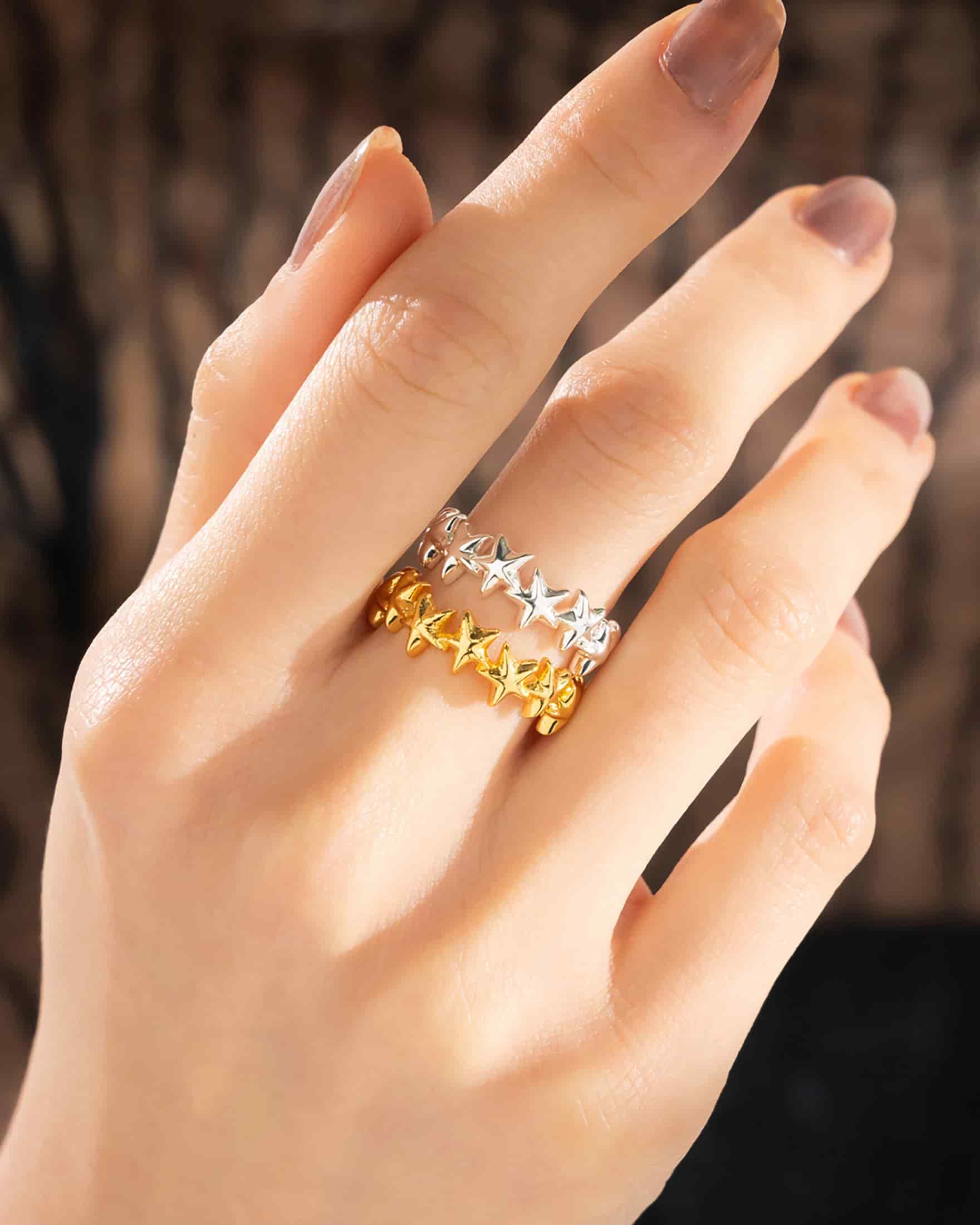 Set X2 Anillos Estrellas - miniatura 1