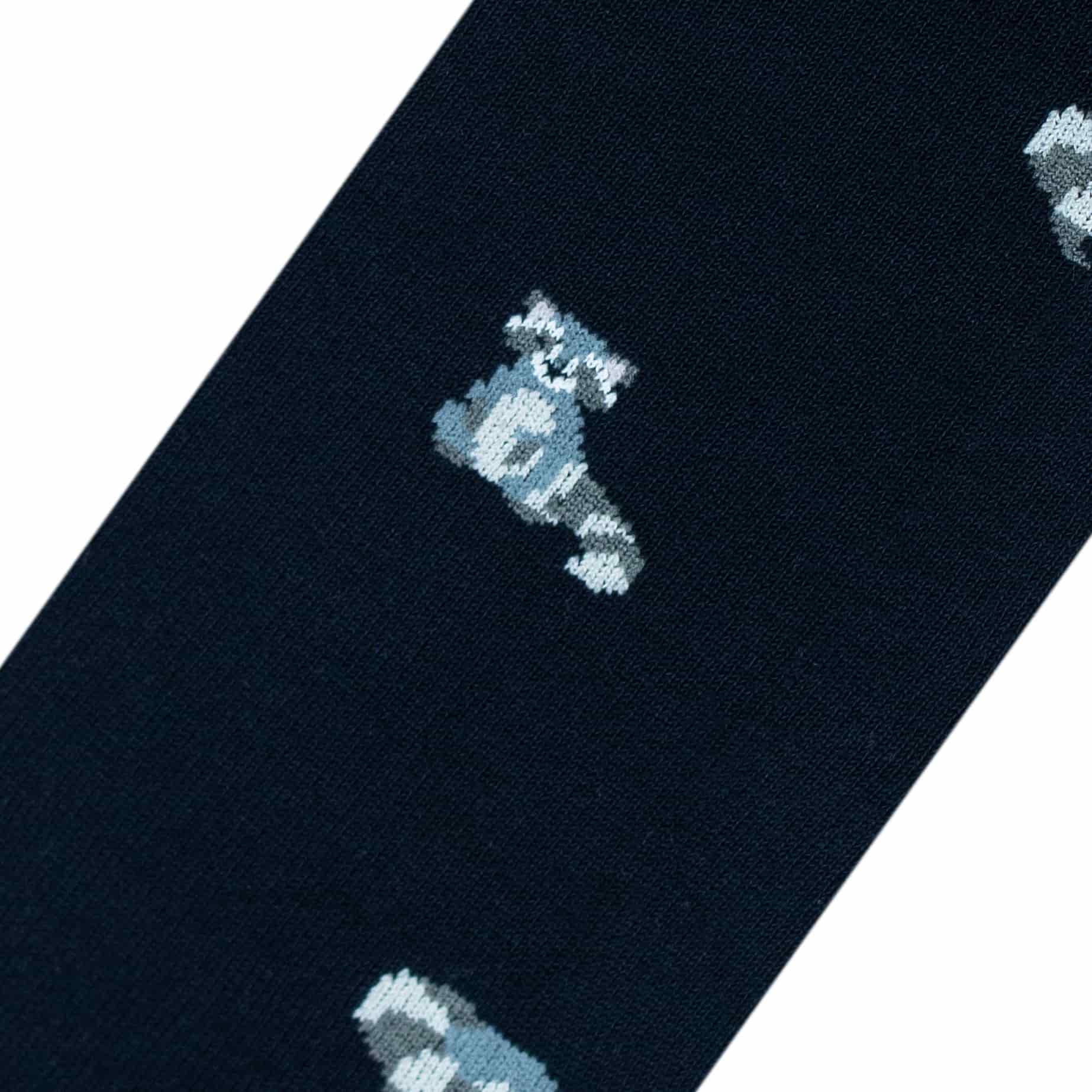 Medias Lazo Azul con Mapaches Grises - miniatura 3