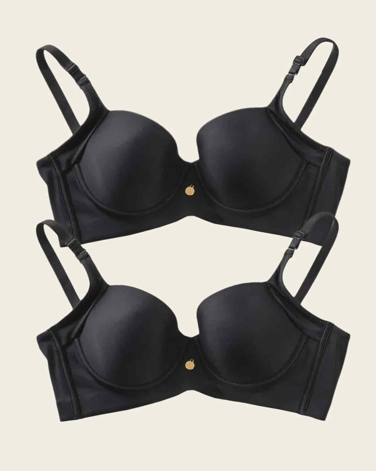 2-Pack High Profile Back Smoothing Bras with Soft Full Coverage Cups - miniatura 3