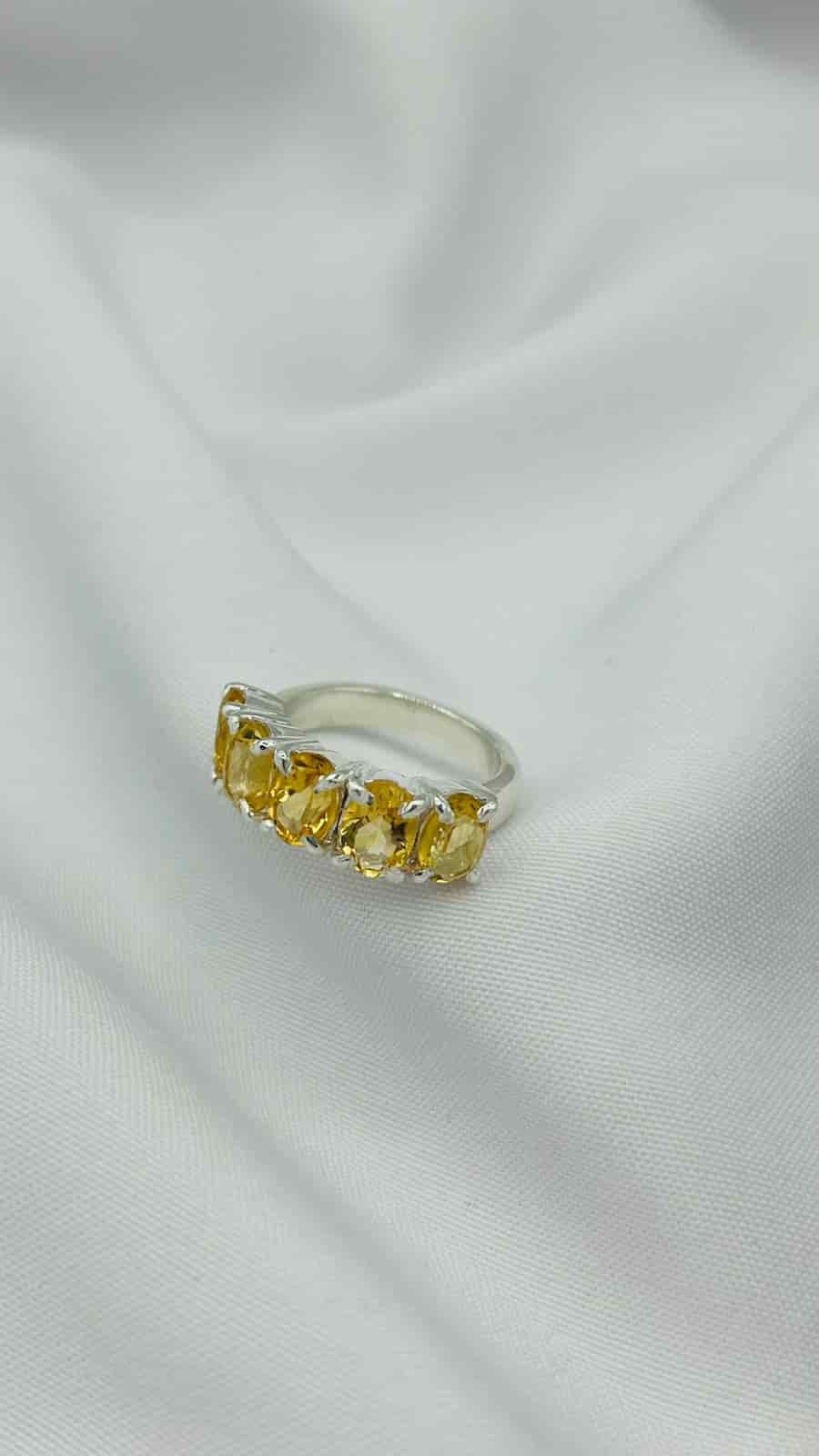 Anillo Multipiedras Citrino - miniatura 1