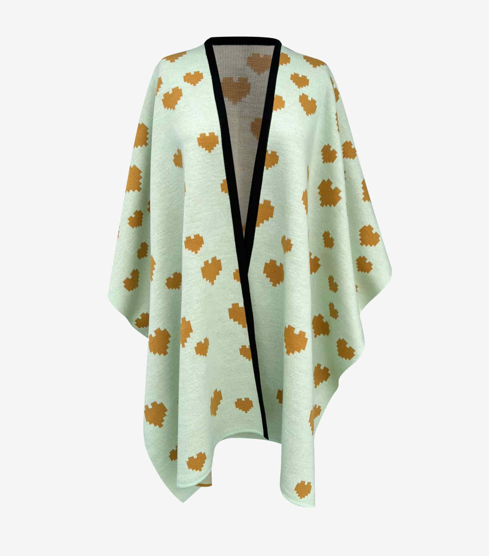 Poncho Cuore Menta - miniatura 2