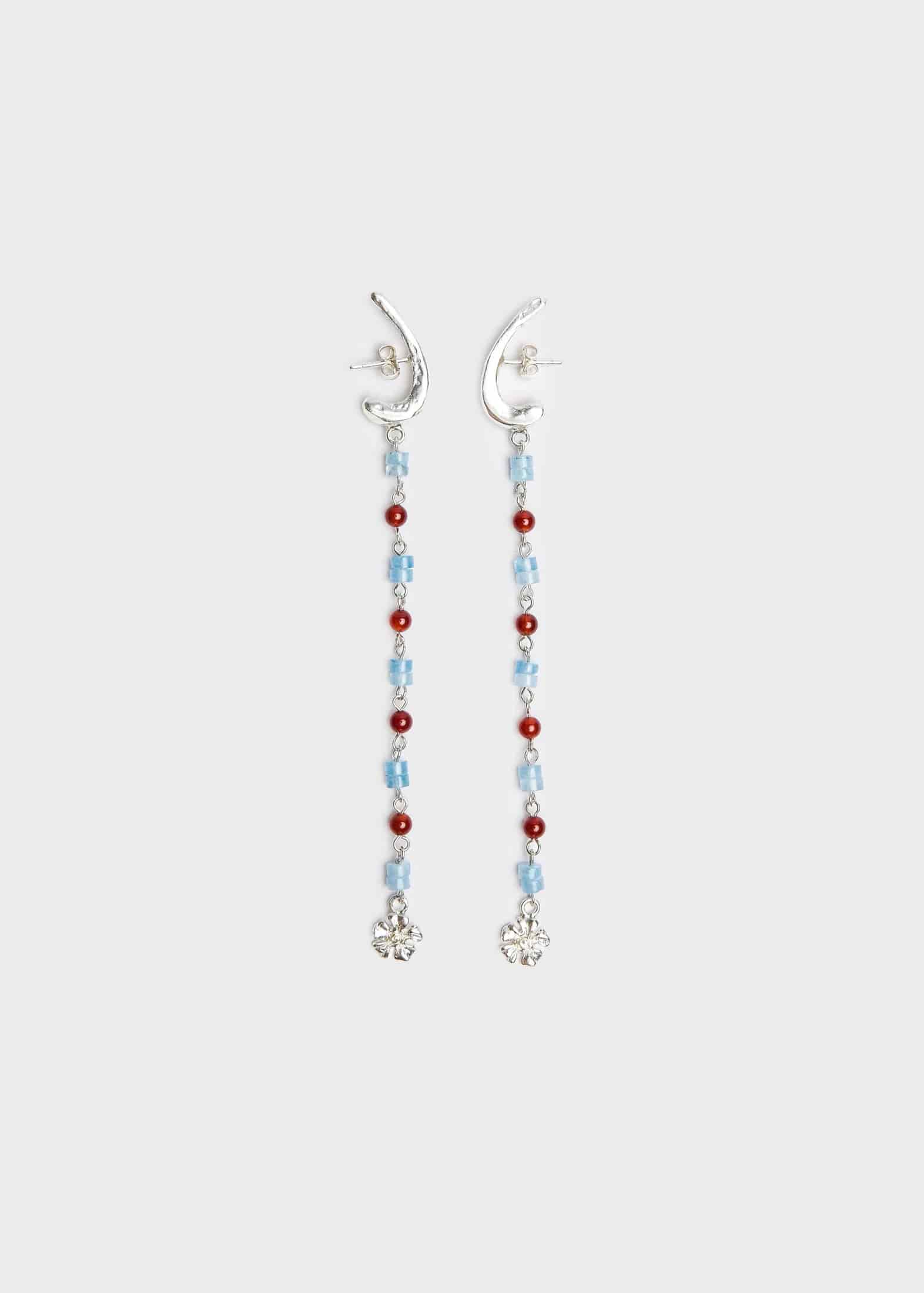 Aretes Tail Largos Agua - miniatura 1