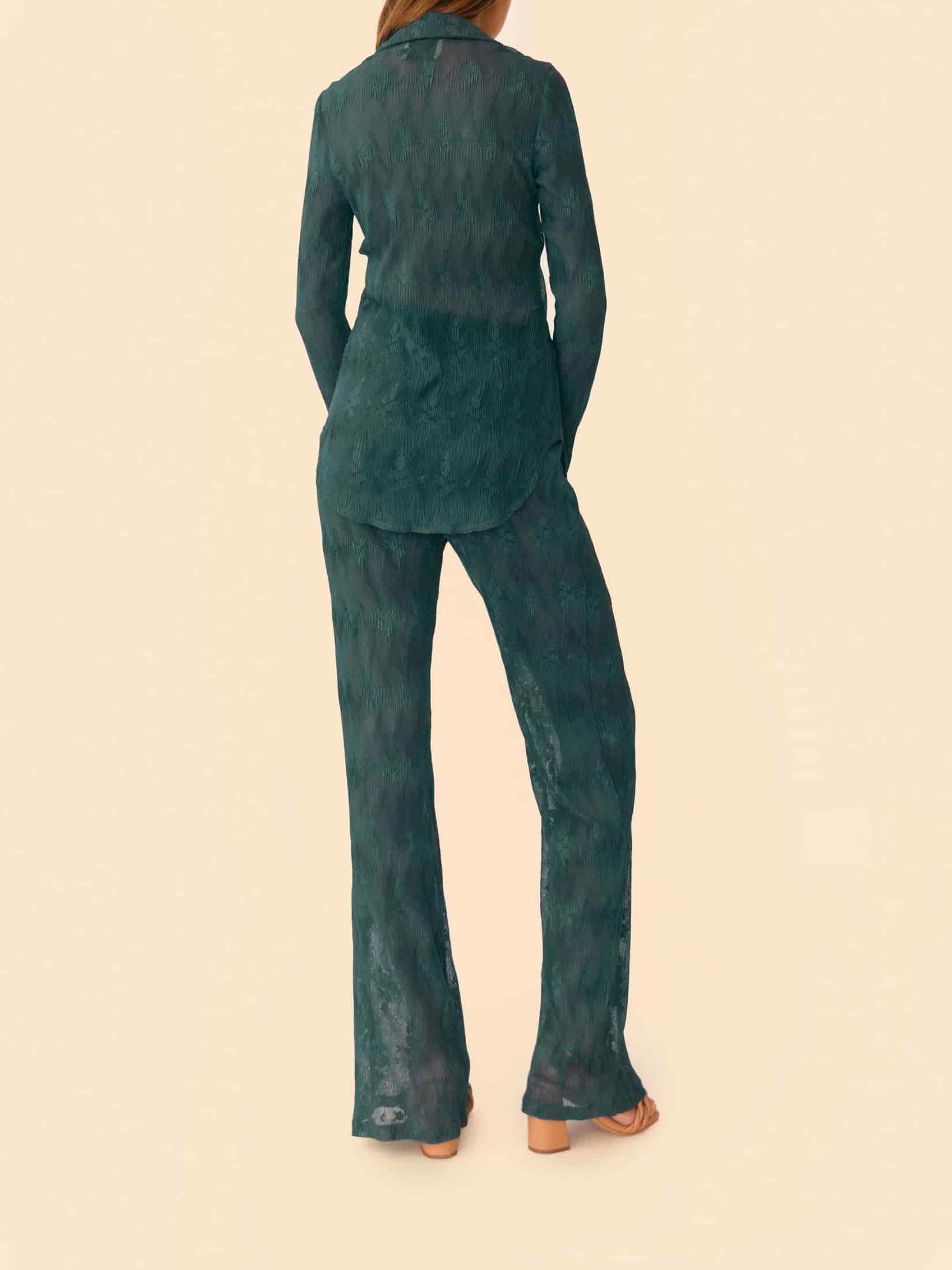 MALLIK SHIRT TEAL - miniatura 4