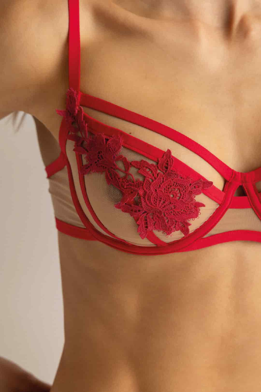 BRA AGUSTINA ROJO CEREZA - miniatura 1