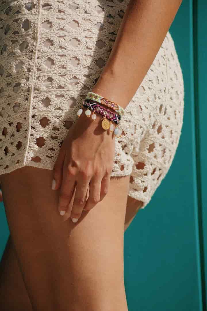Kalepsu Wayuu Bracelet | Lilac - miniatura 2