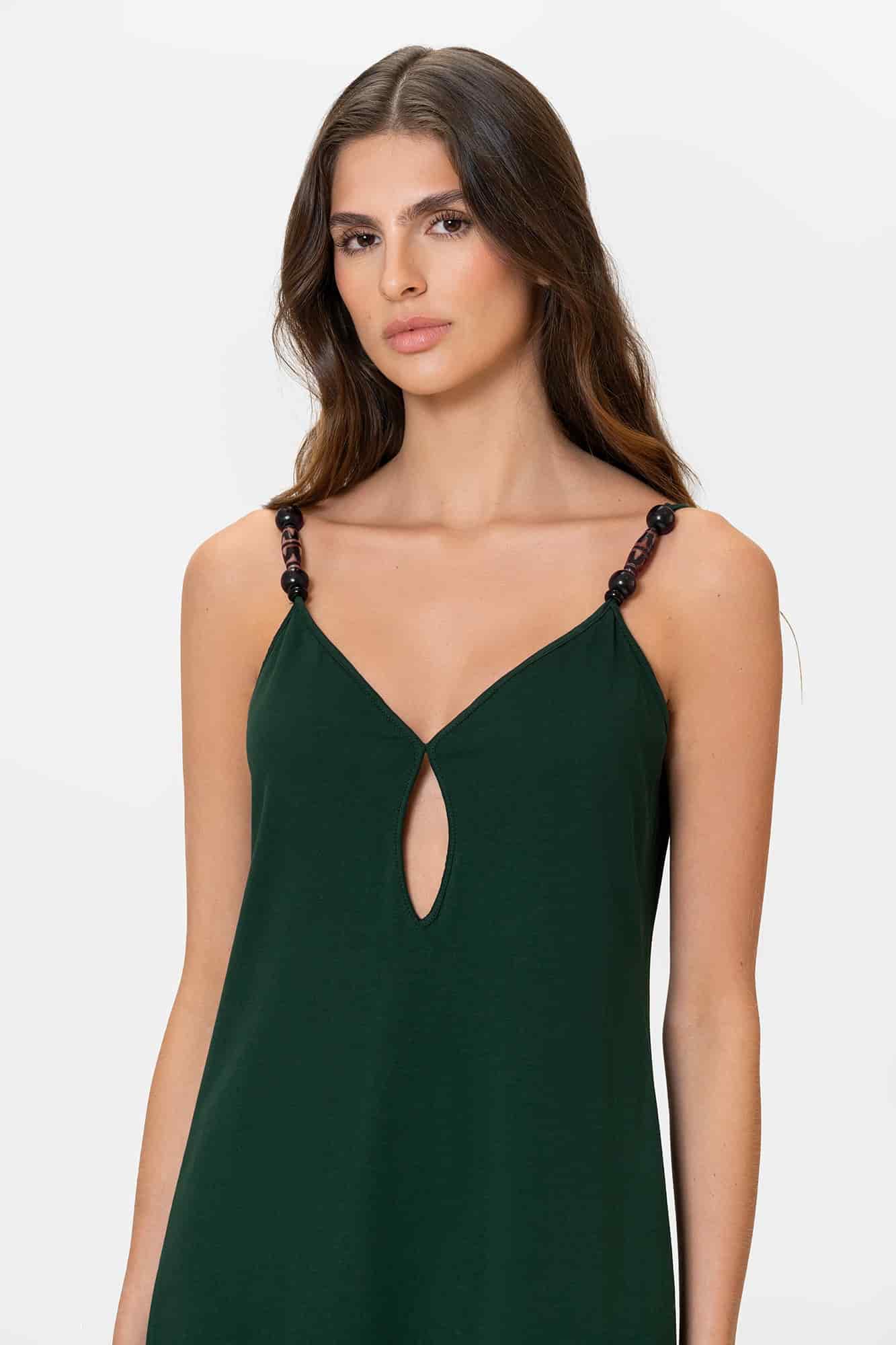 Vestido Prisma Verde Jade - miniatura 4