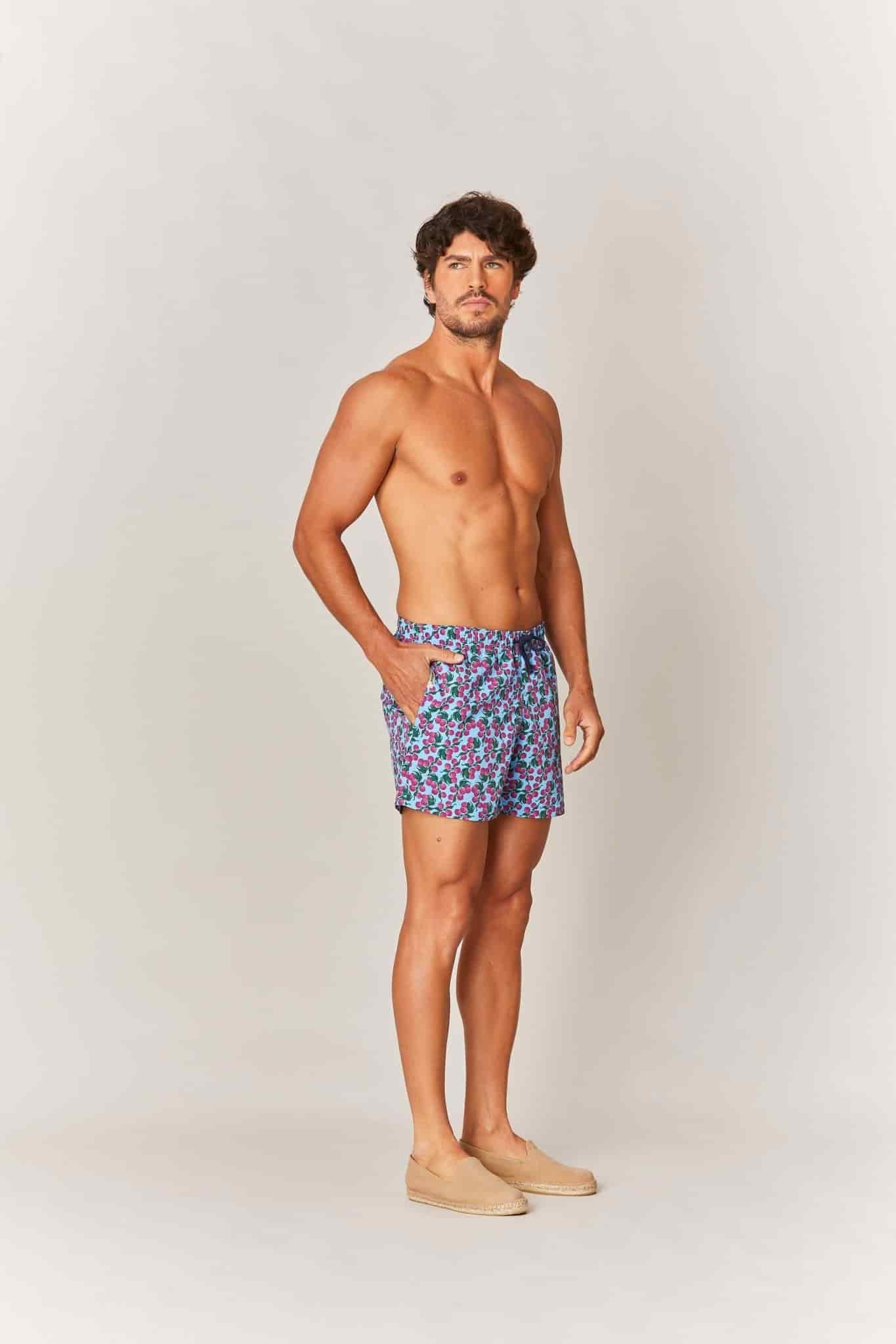 Men's grosevallas swim trunk fuxia - miniatura 3