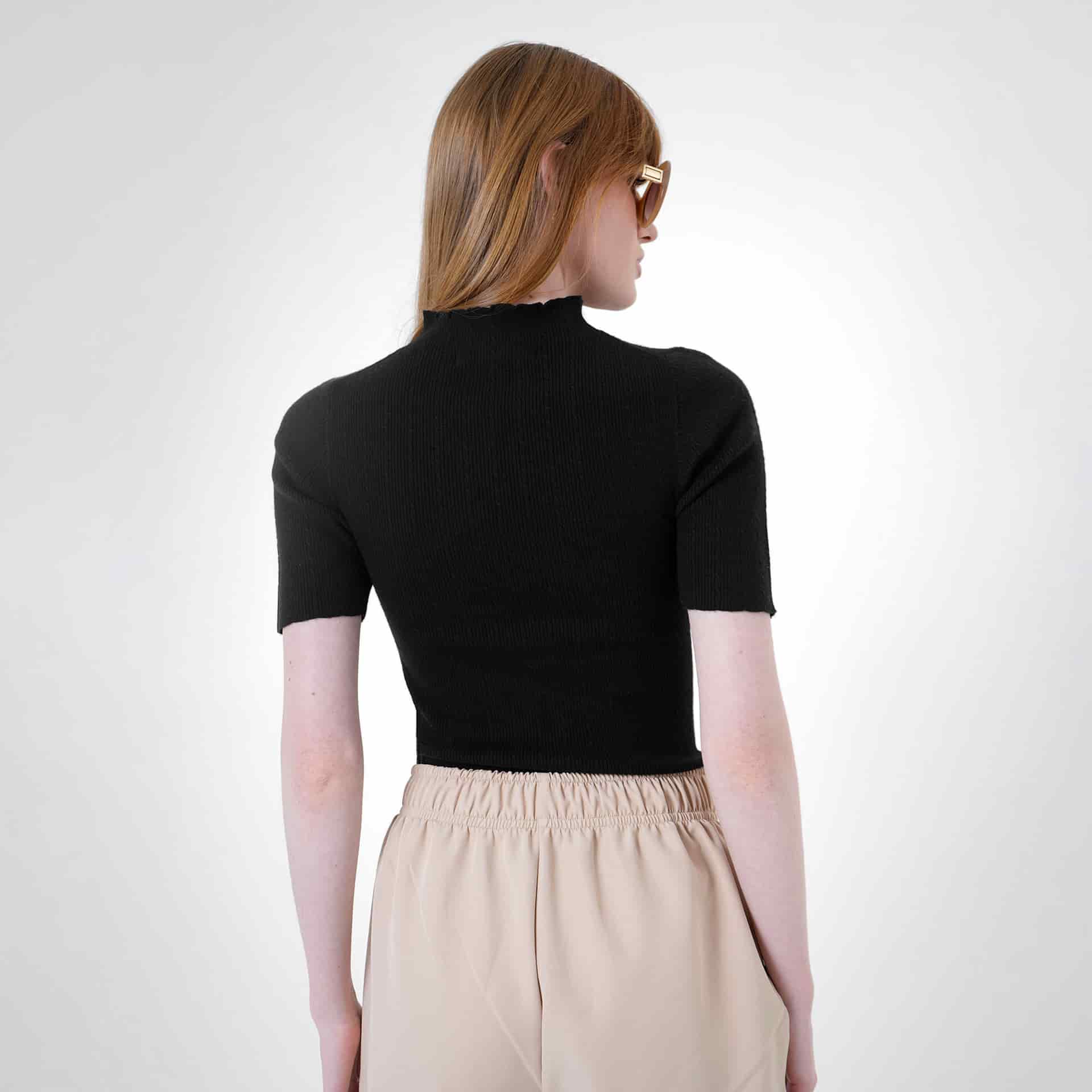 Sweater cuello alto manga al codo - miniatura 5