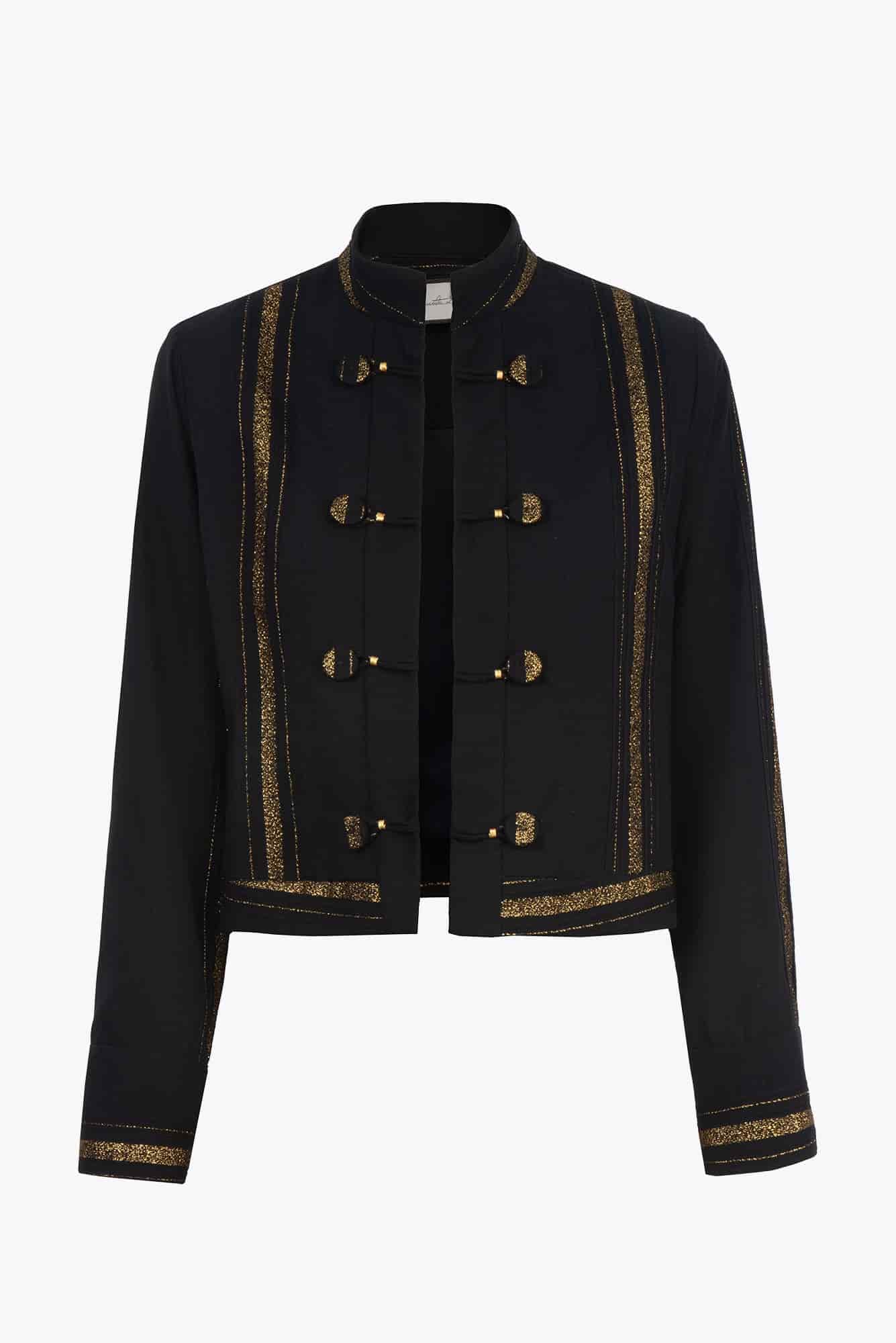 Chaqueta Silente Negro Dorado - miniatura 1