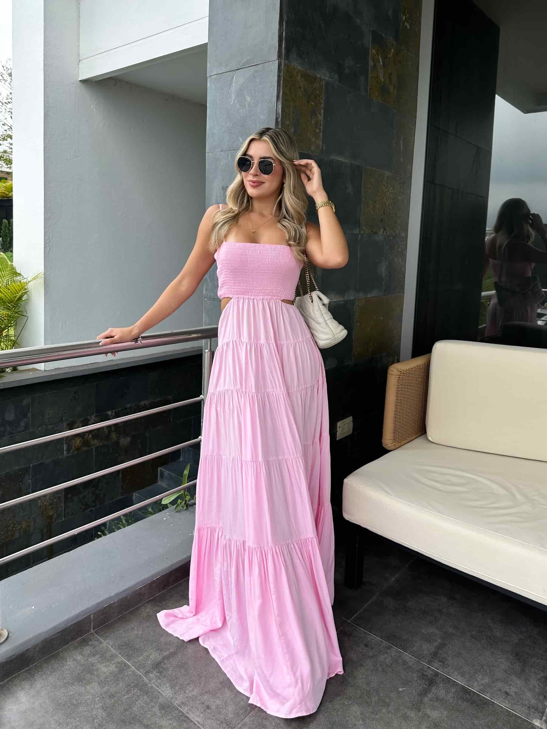 VESTIDO ASTRID ROSADO - miniatura 3