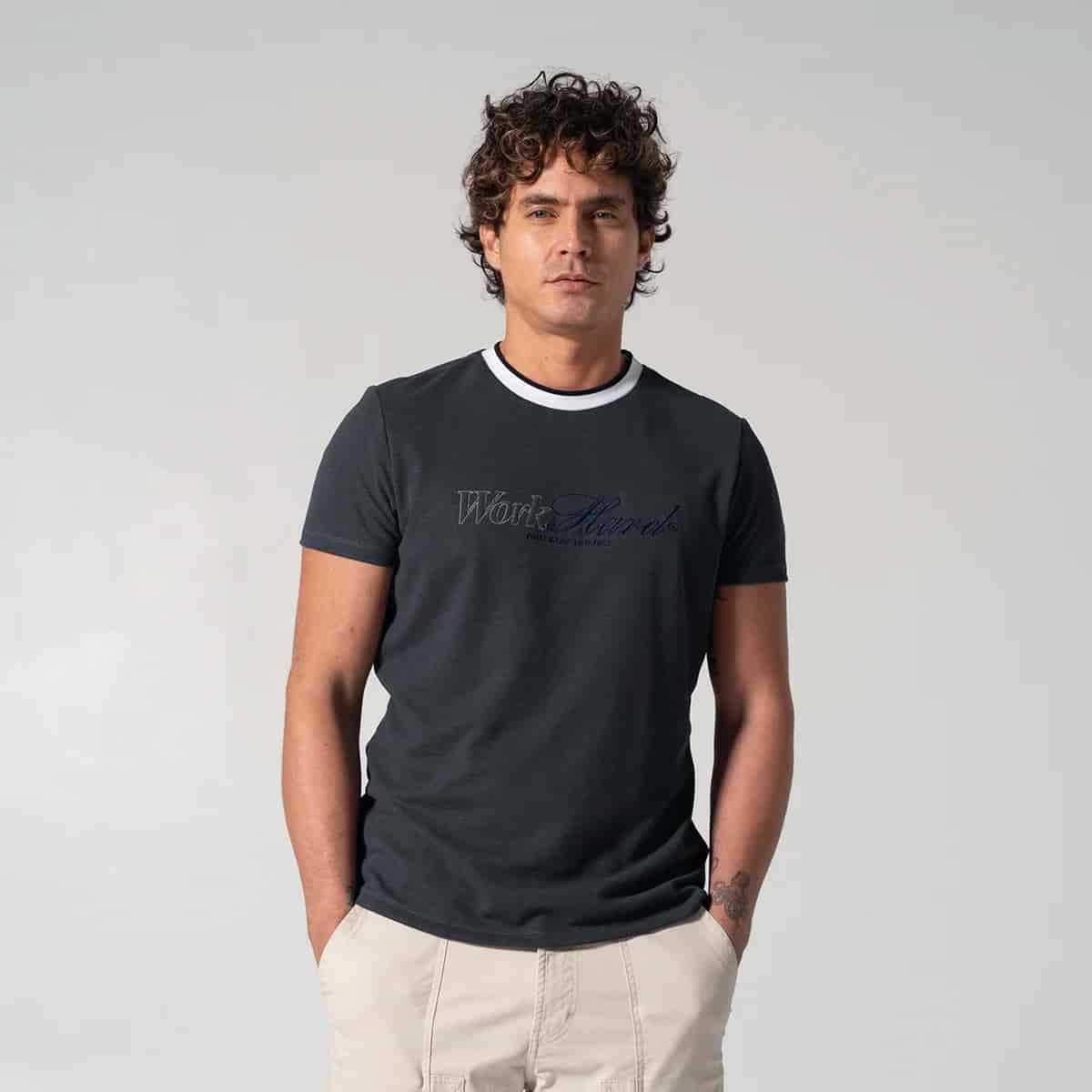 Camiseta Slim Basica Nine - miniatura 10