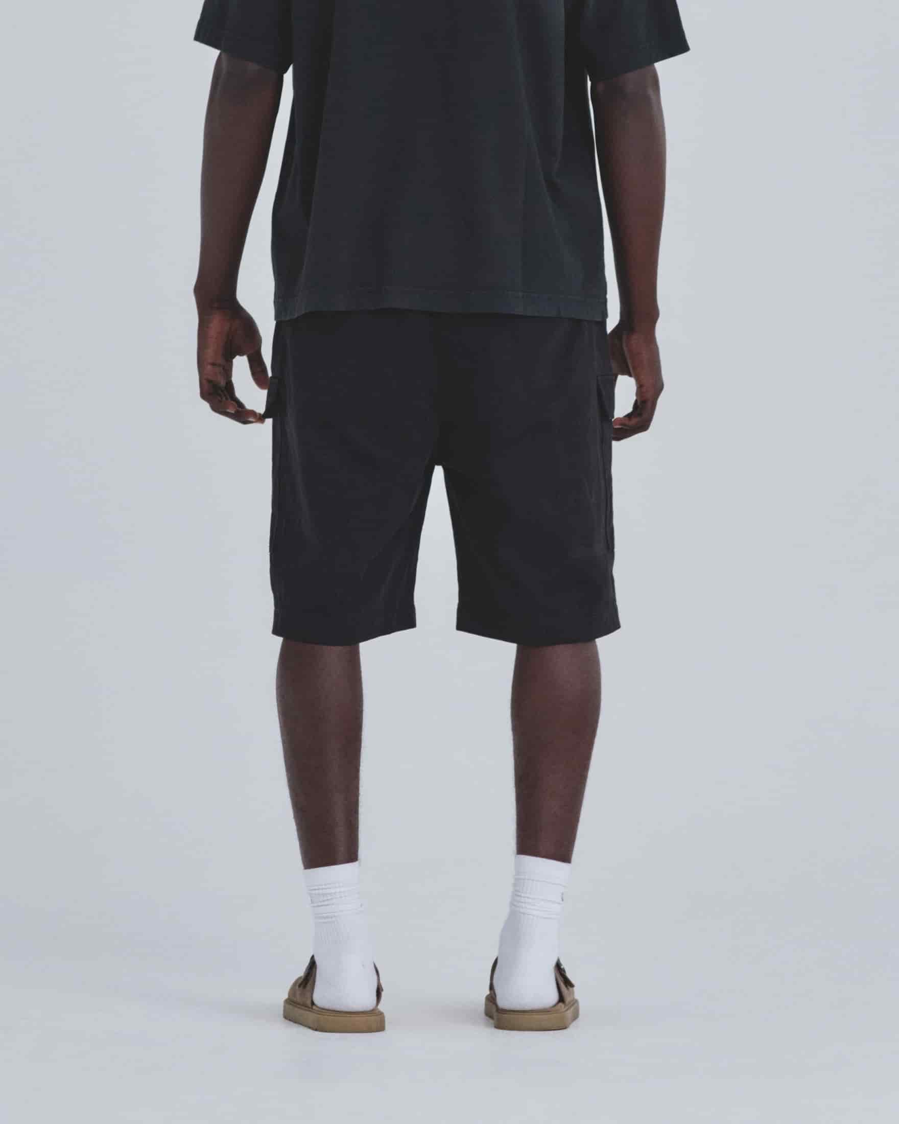 Basics Utility Zippered Shorts Black - miniatura 7