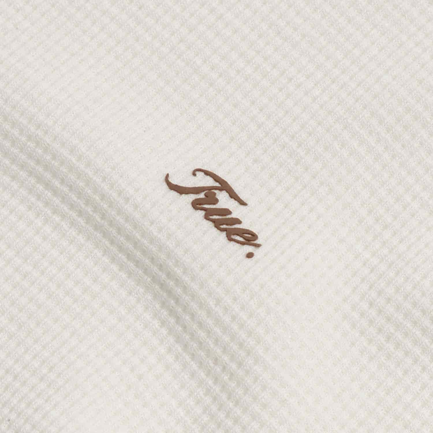 Textured Boxy Tee - Cream - miniatura 4