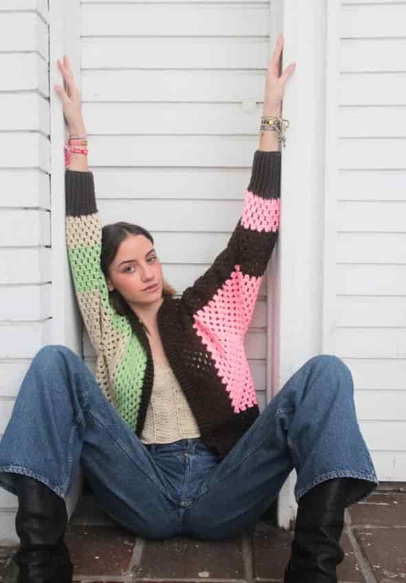 Mosaico Vital - Crocheted Cardigan (pre-order) - miniatura 9