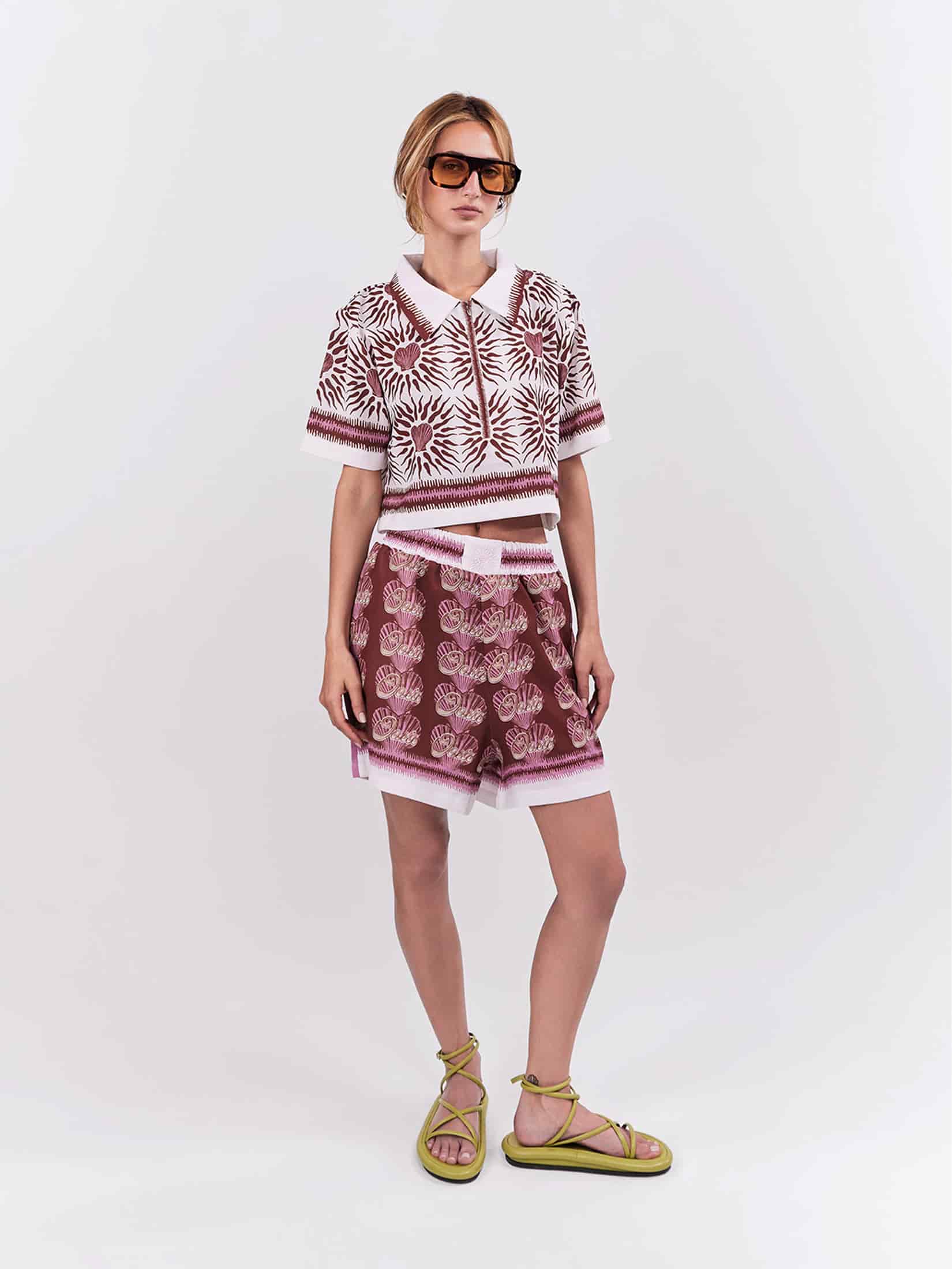 Cropped Polo Oasis - Terracota - miniatura 3