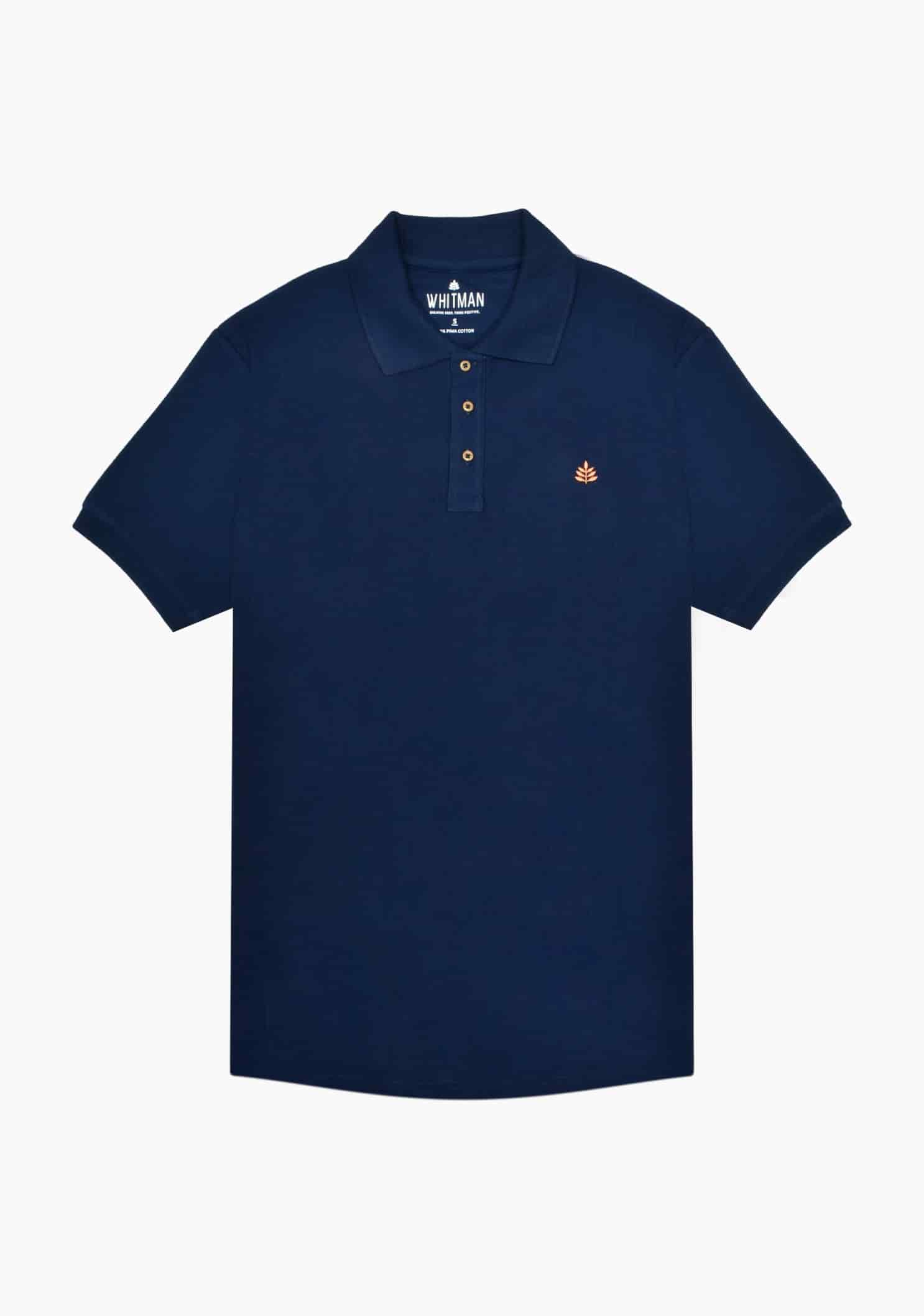 Camiseta Tipo Polo Azul Osc. L-Nar - miniatura 1