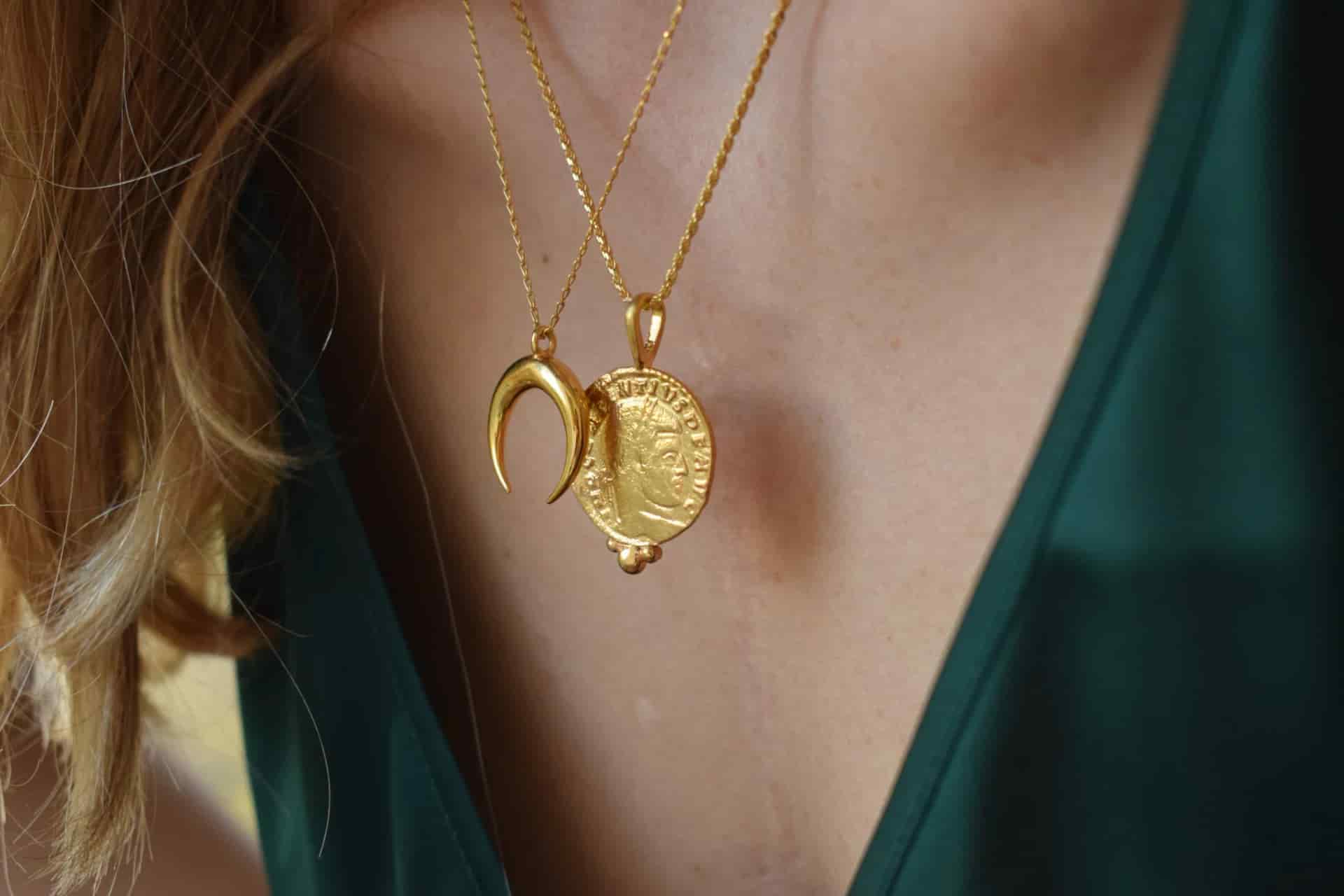 Collar Medalla Griega - miniatura 4