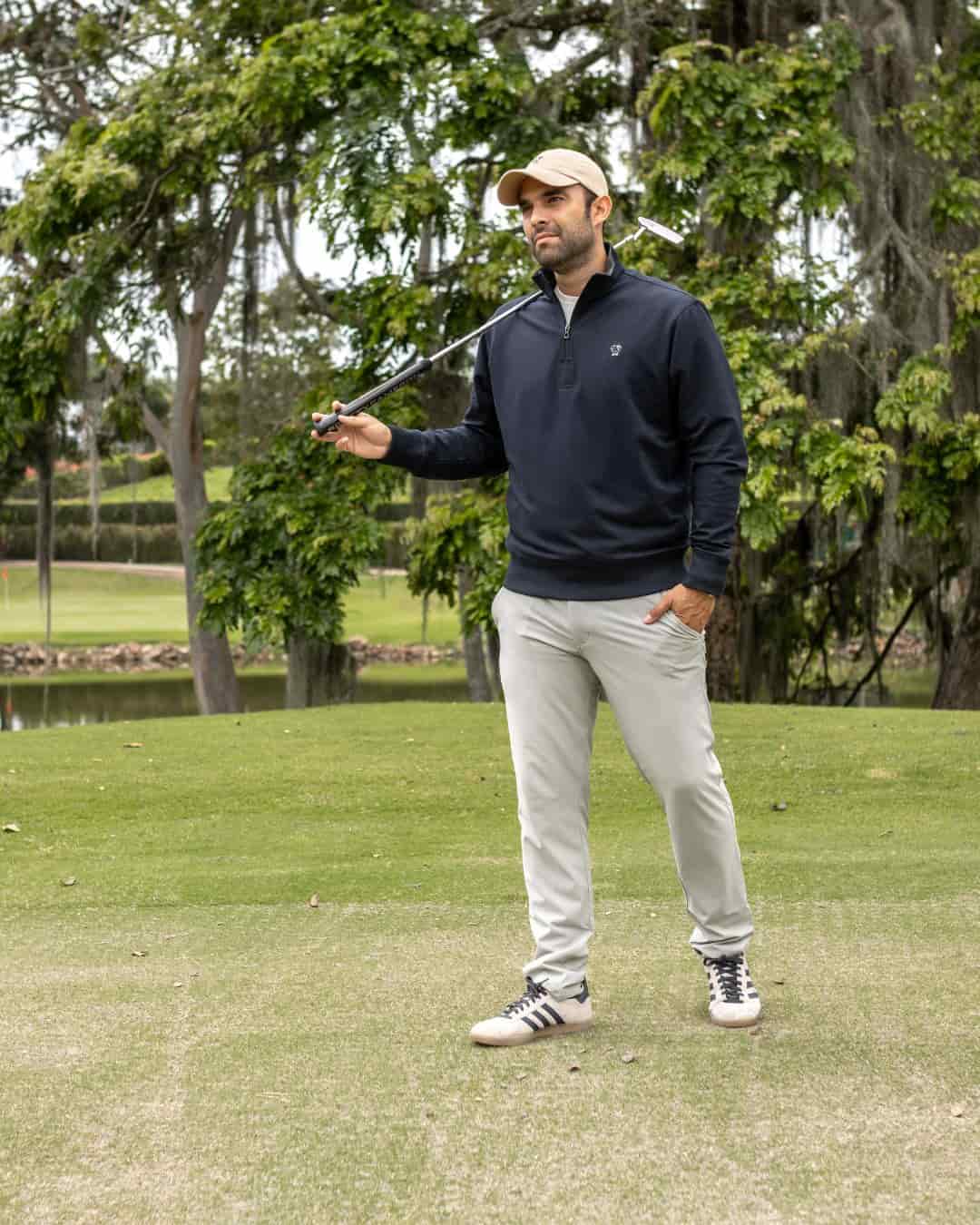Pantalon Performance Antimanchas Gris Claro - miniatura 18