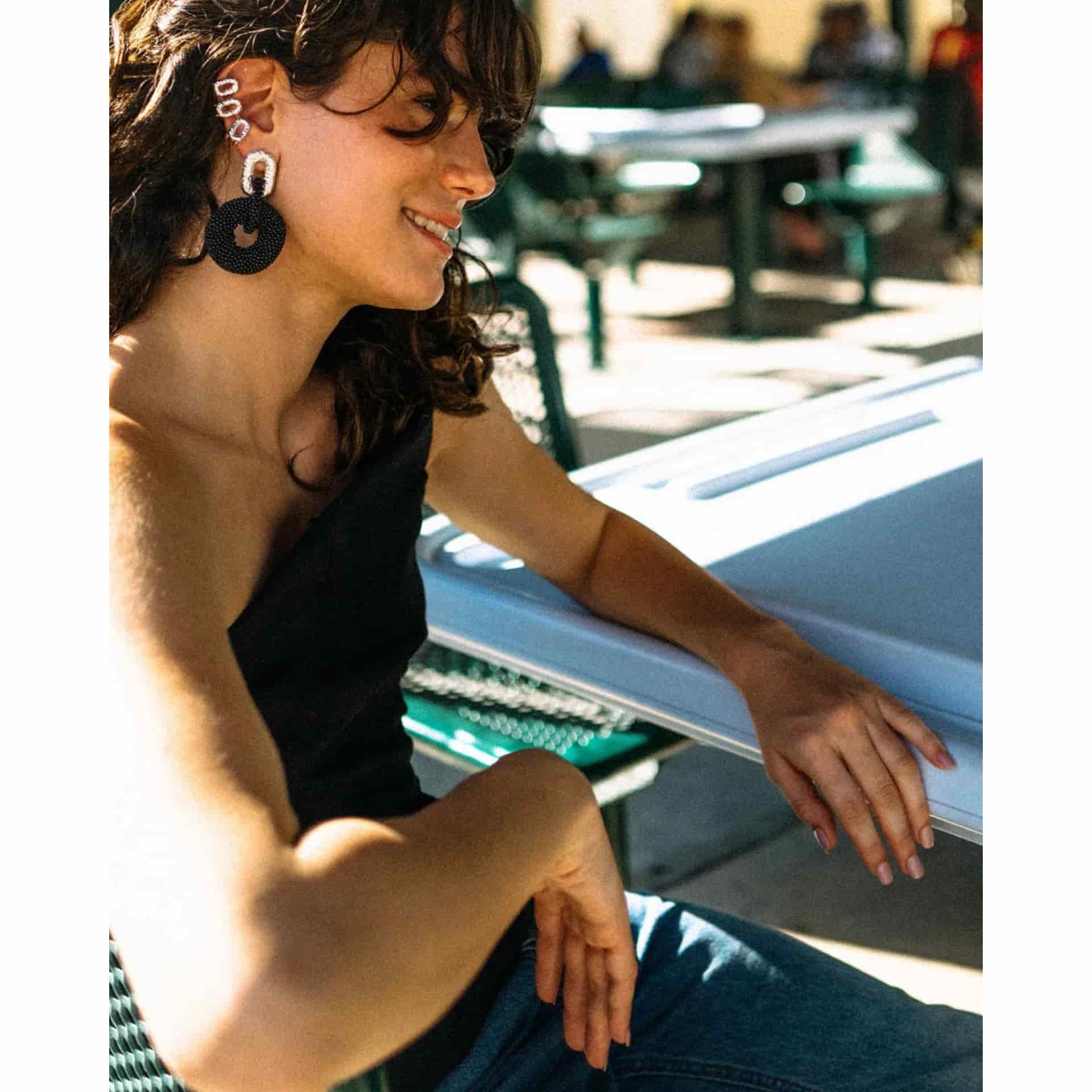 Linked Donuts Earrings - miniatura 7