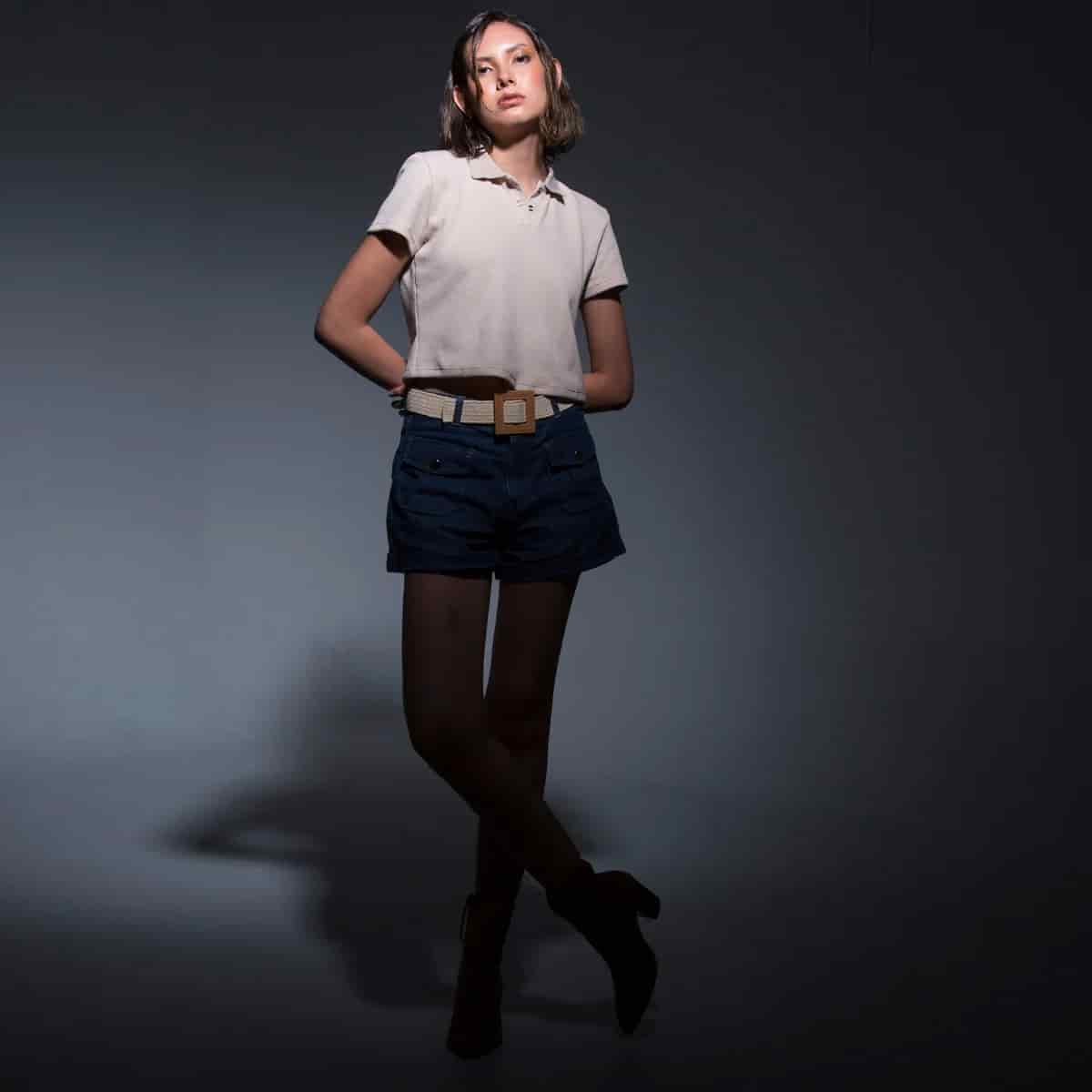 Short Regular Denim Ivana - miniatura 1