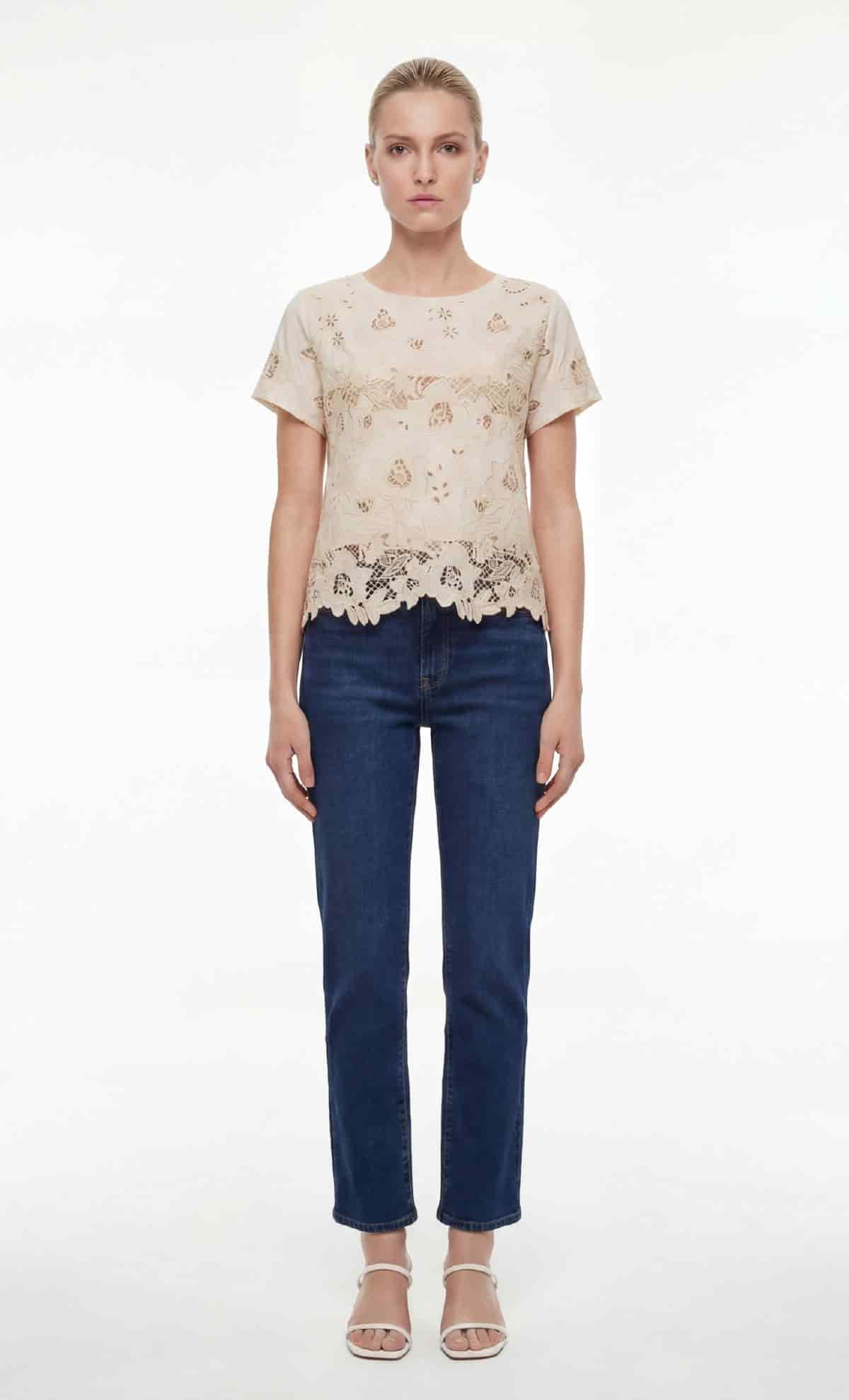 Blusa Clarence Créme - miniatura 1