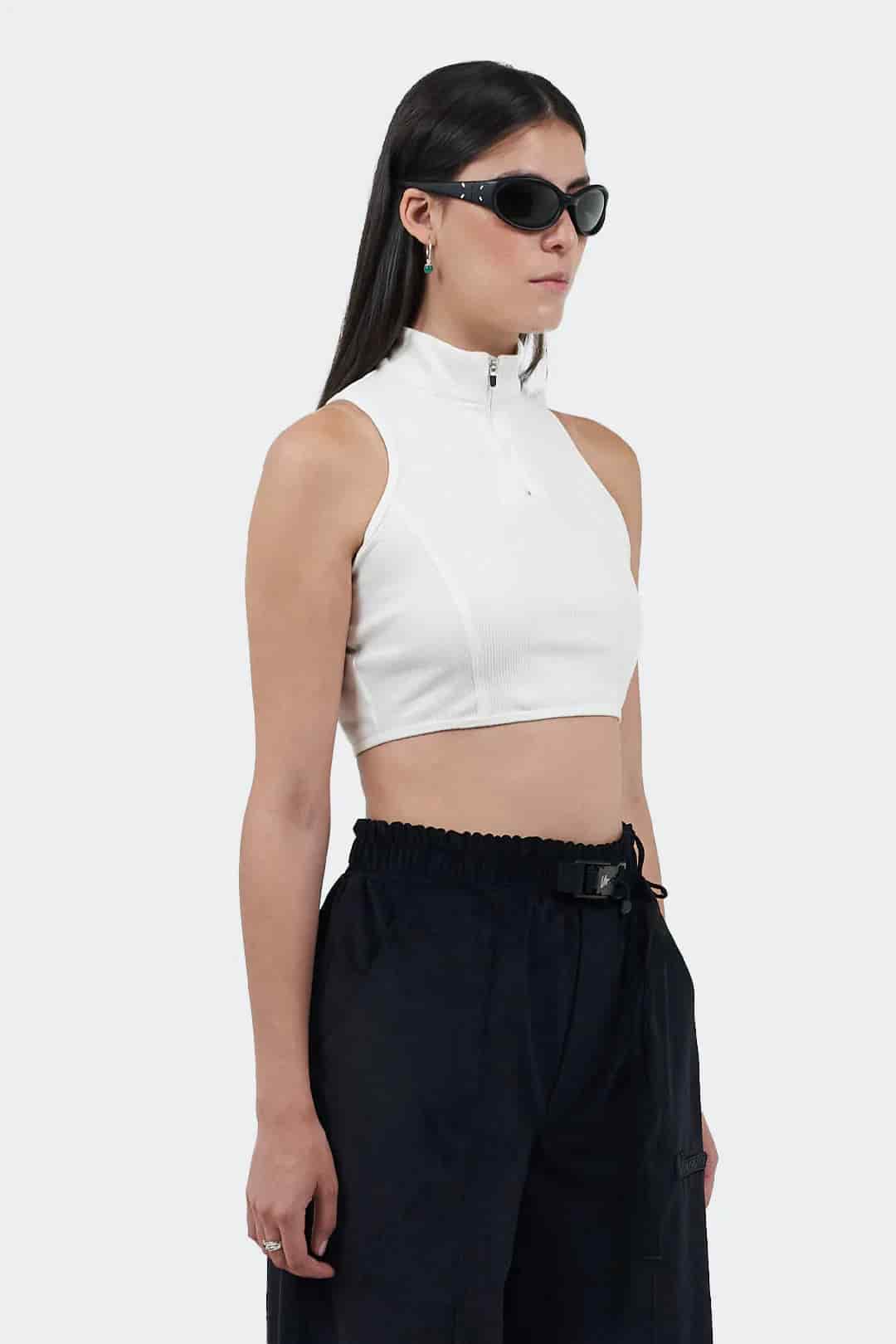 VENENO CROP ZIPPER - MUJER - miniatura 2