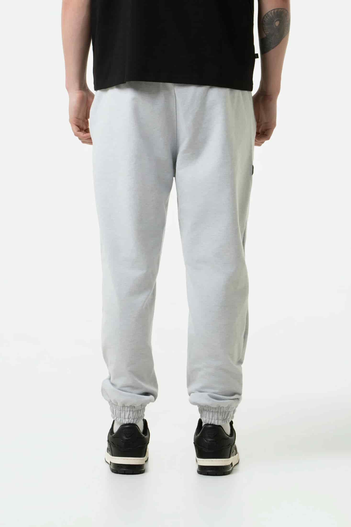 PANTALON JOGG COLOR GRIS JASPE CLARO - miniatura 4
