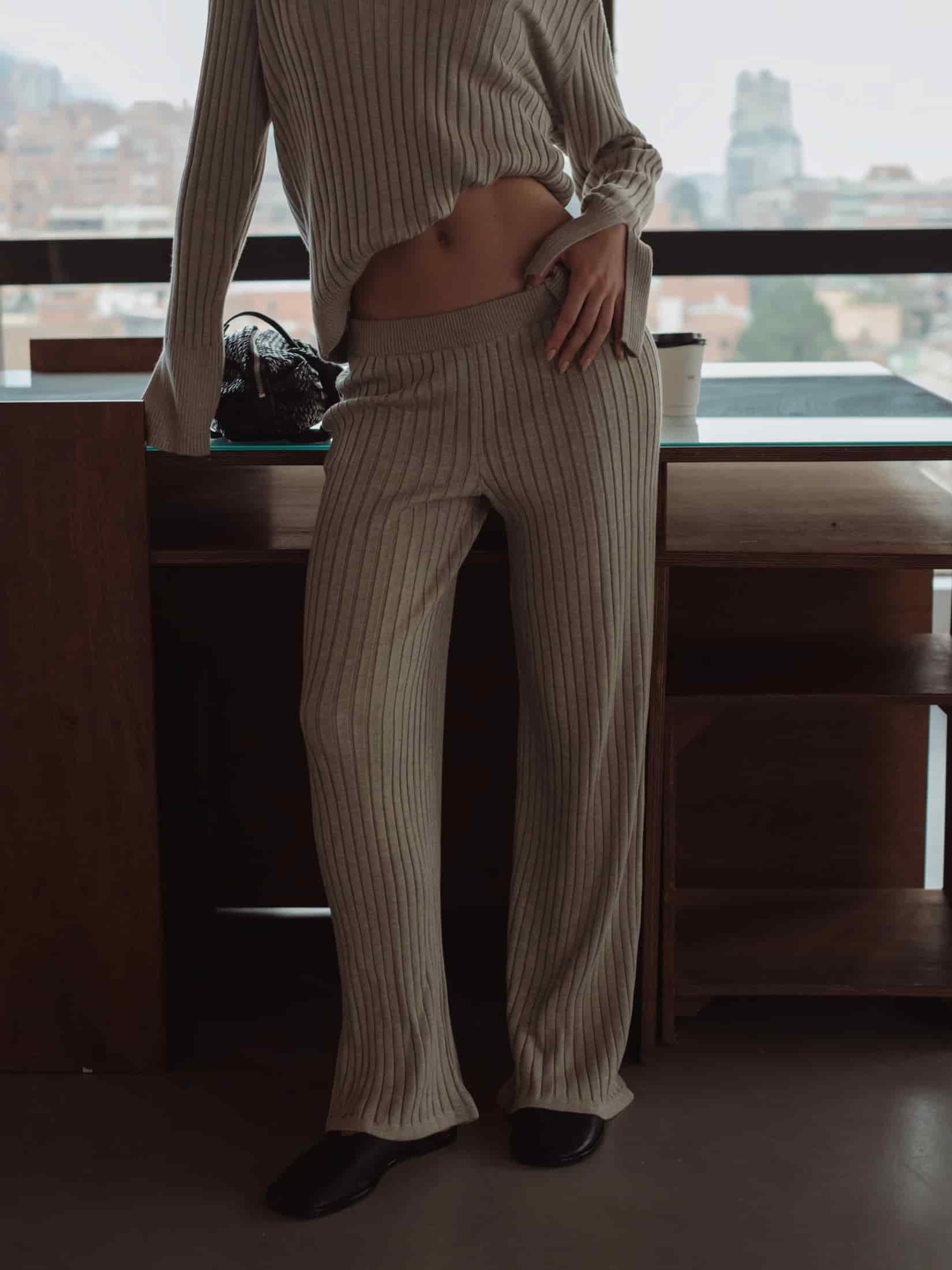 SAUNA KNIT PANTS - CHIPS - miniatura 1
