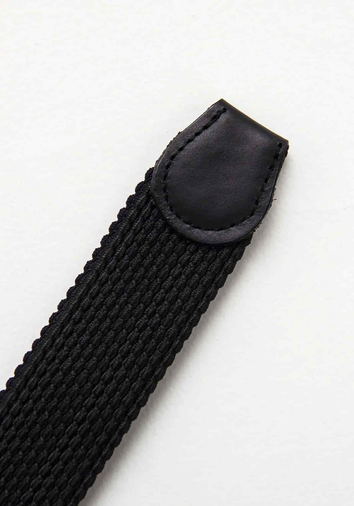 Cinturón Reversible Elástico Negro - Azul Oscuro - miniatura 3