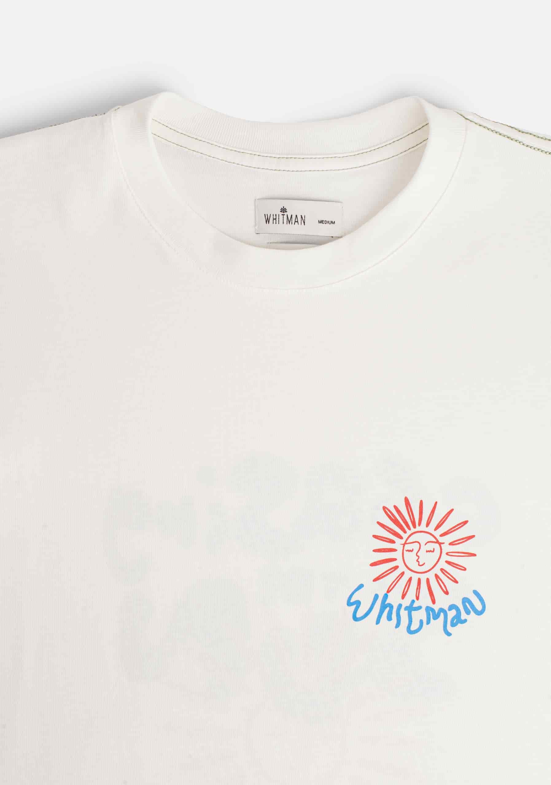 Camiseta H Chasing The Sun Marfil - miniatura 3