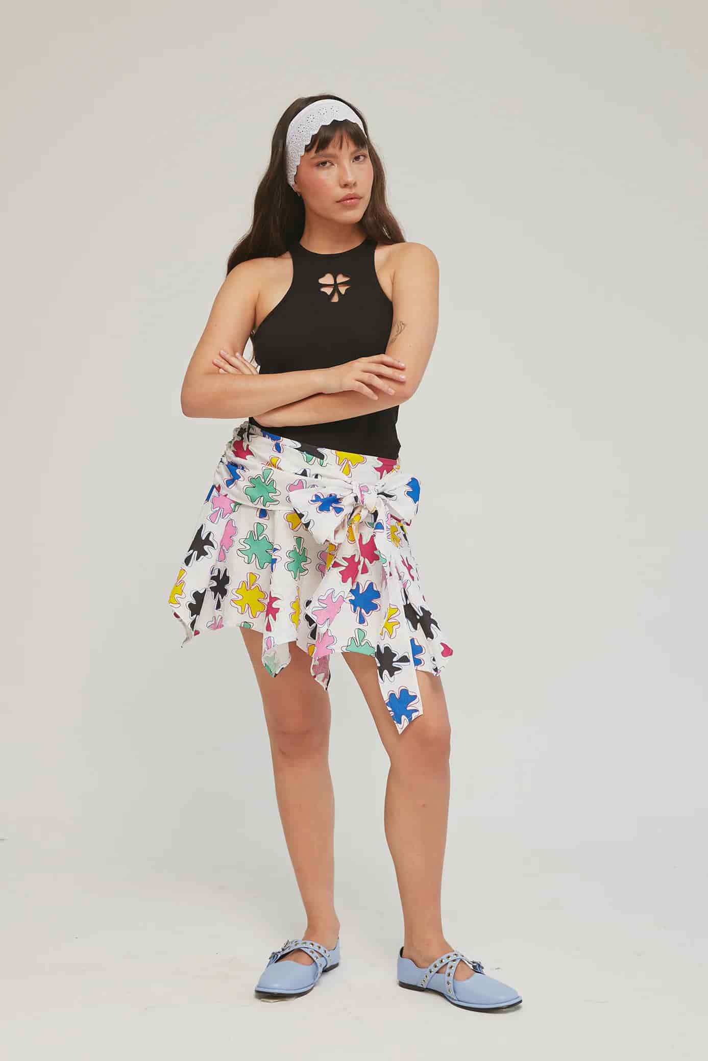 Trébol Tank Top Negro - miniatura 8