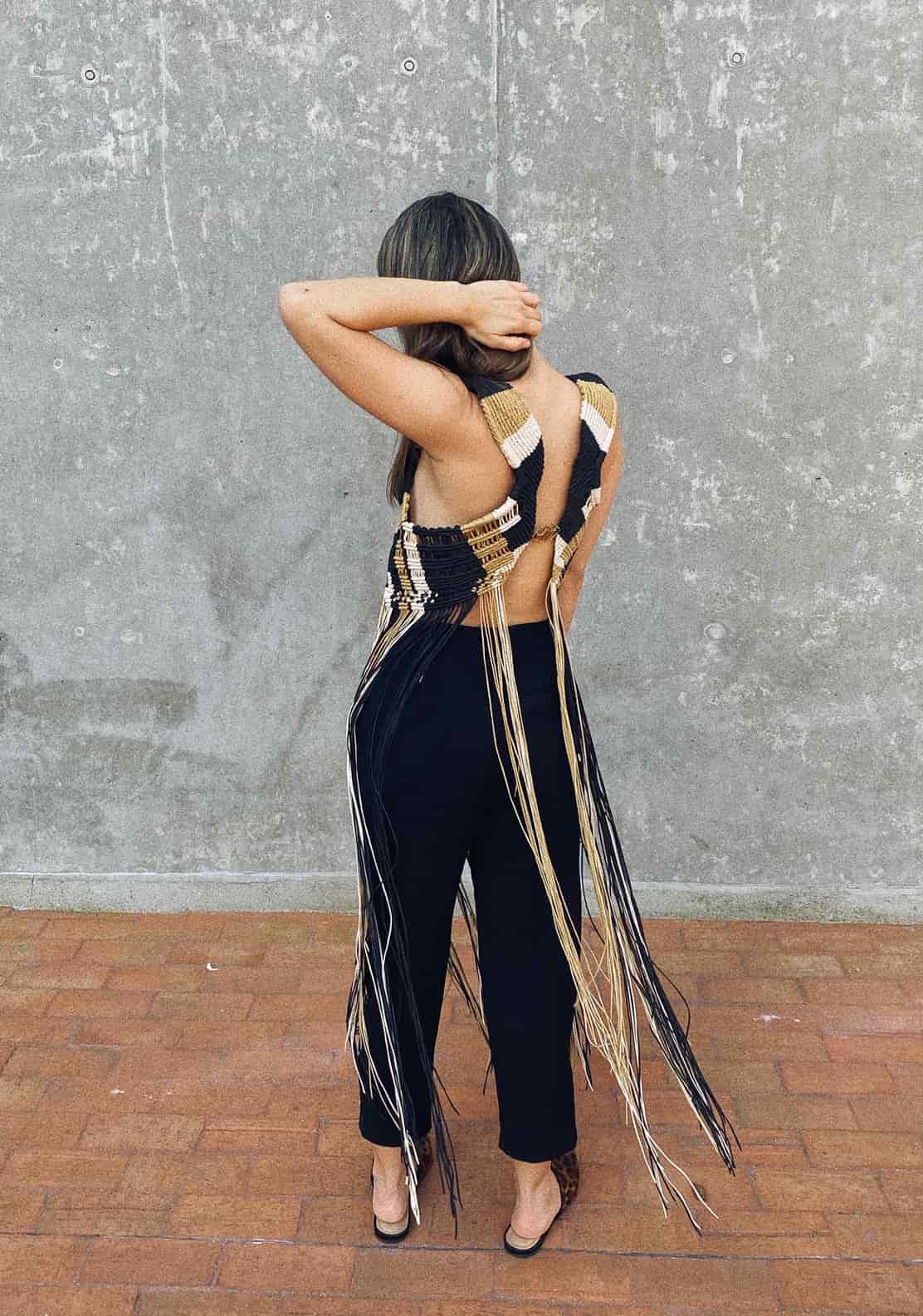 CROPTOP BUSARDA CON TIRAS - miniatura 4