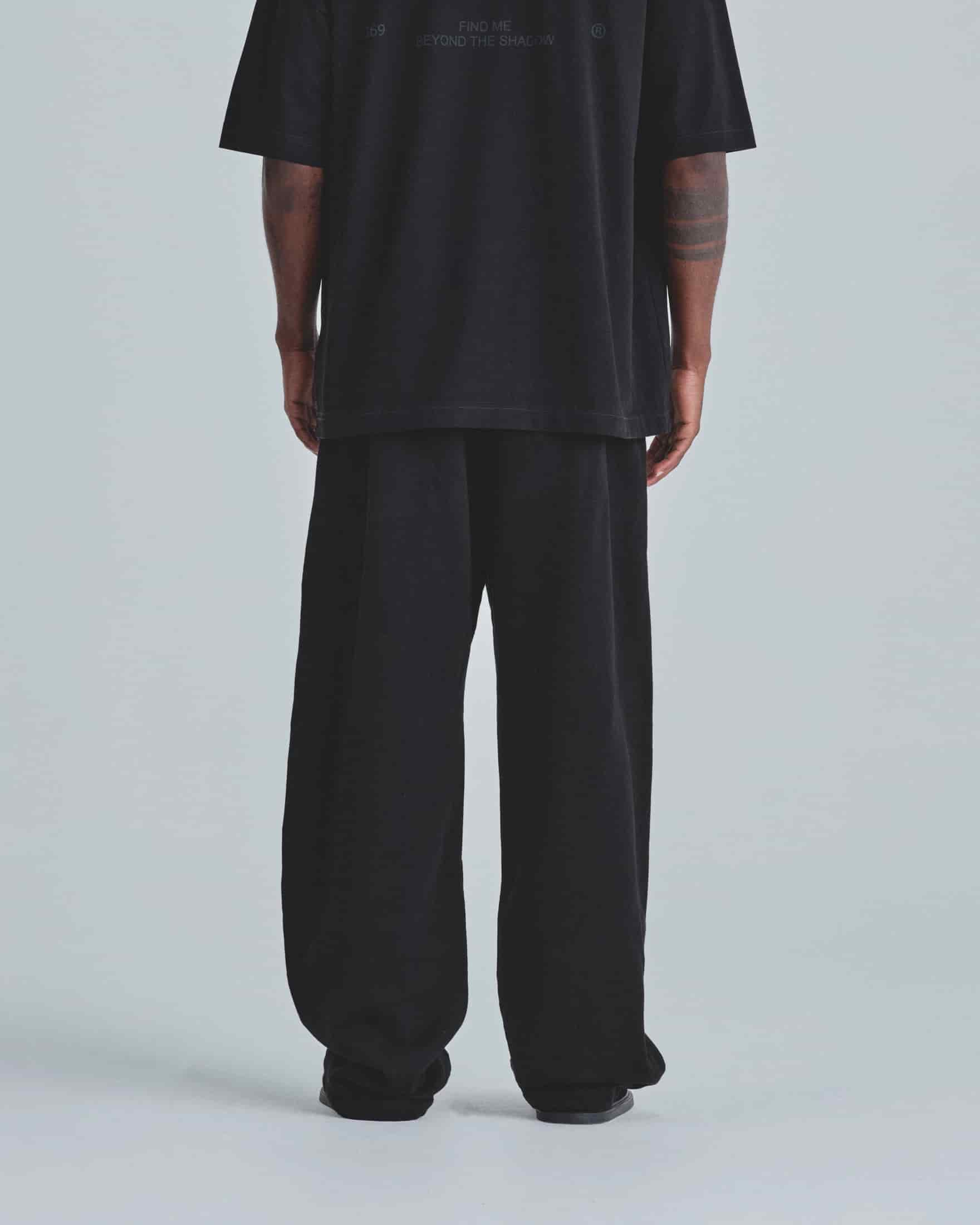 Line Gothic Straightpants Black - miniatura 7