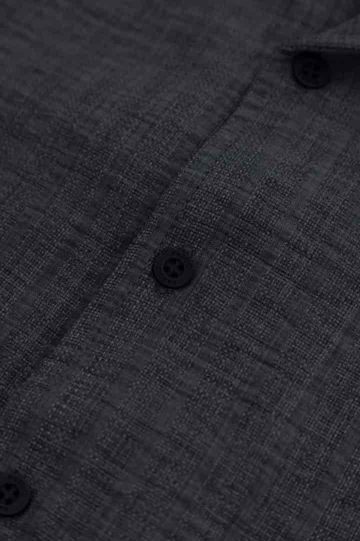 Camisa ligera gris rayas grises - miniatura 4