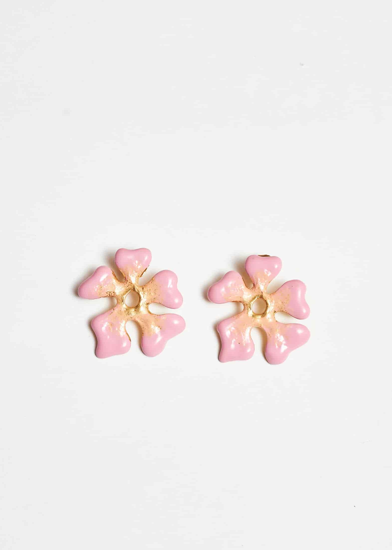 Aretes Flora Rosa - miniatura 3