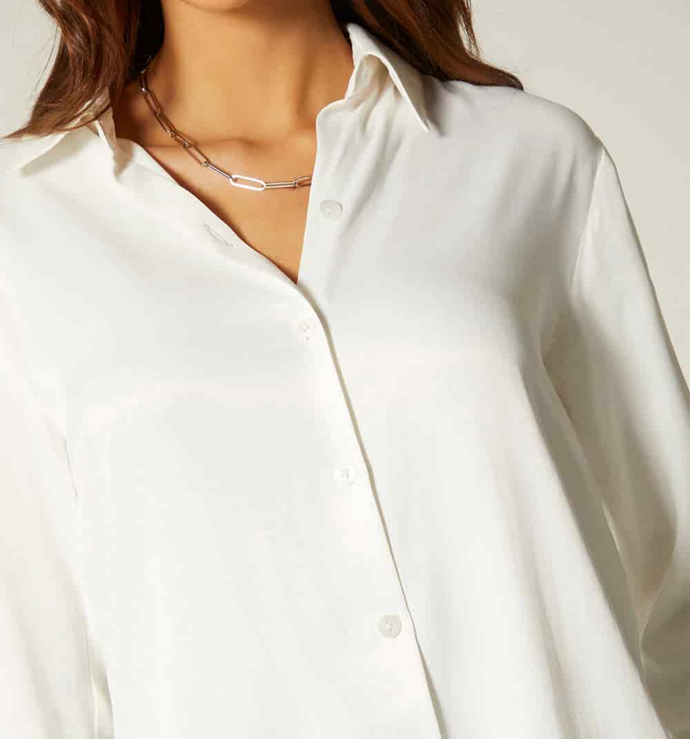 Blusa camisera manga larga - miniatura 7