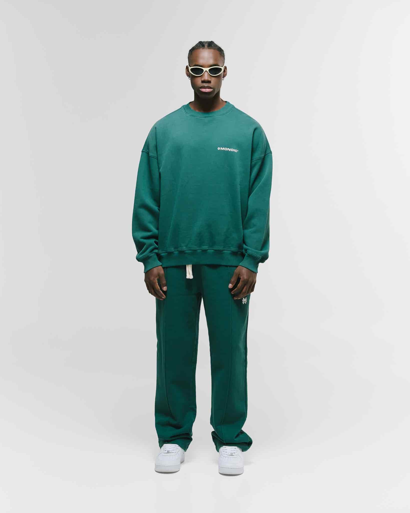 Crewneck Oversized Básico V4 - Forest Green - miniatura 4