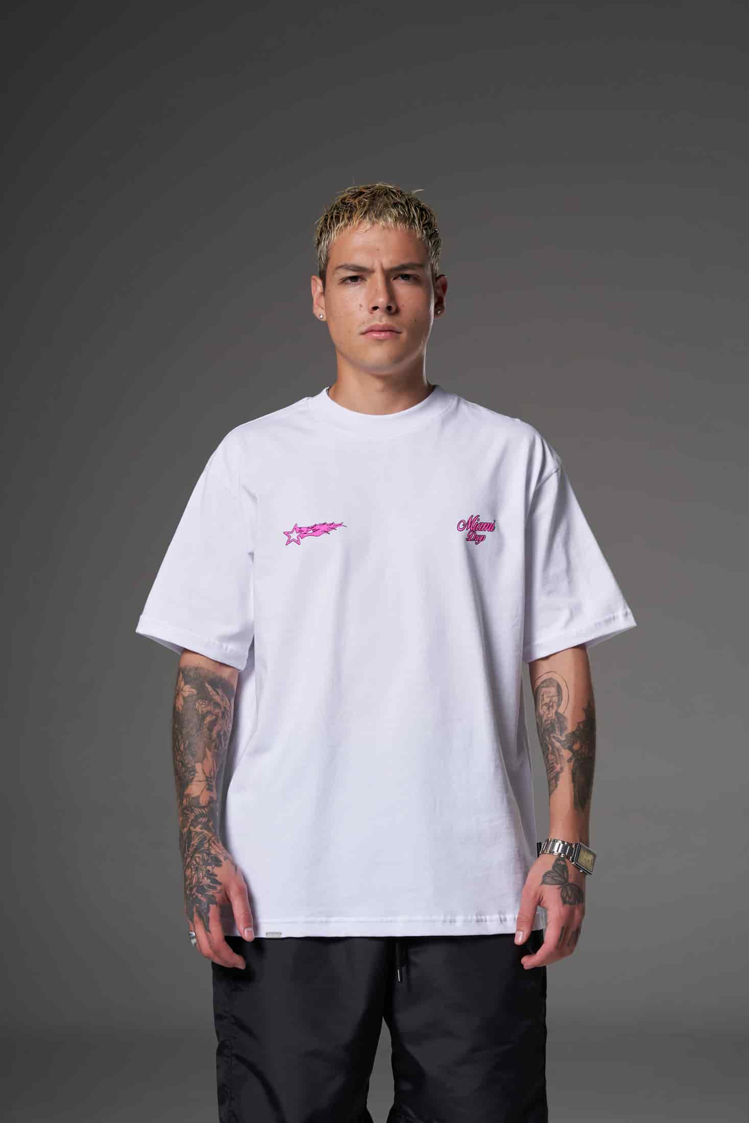 T shirt estrellas dream rosa 250 gramos 14600 - miniatura 2