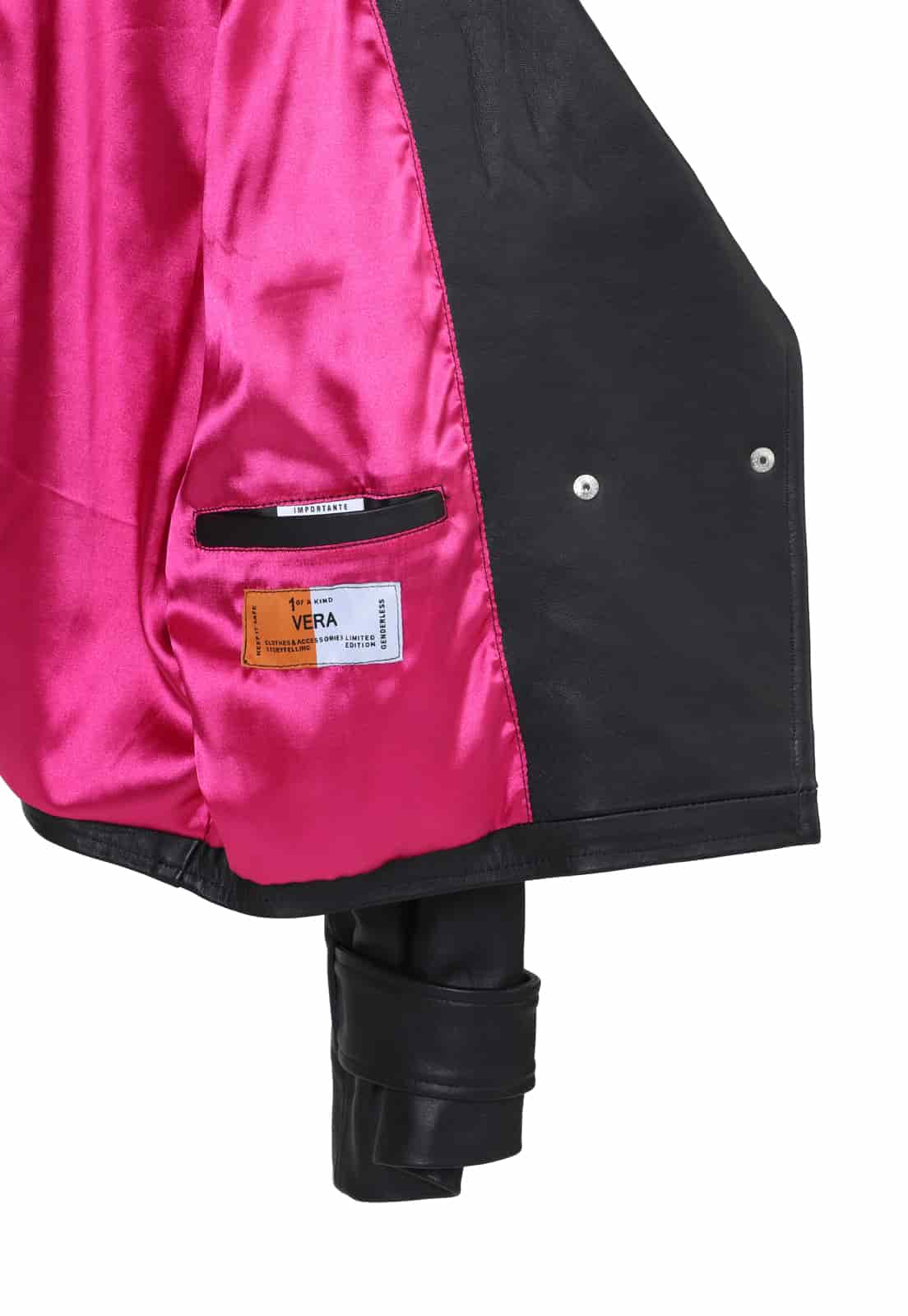 LEROY BIKER LEATHER JACKET - miniatura 5