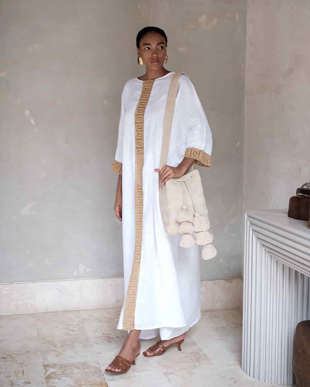 Mochila wayuu Basic Sand - miniatura 6