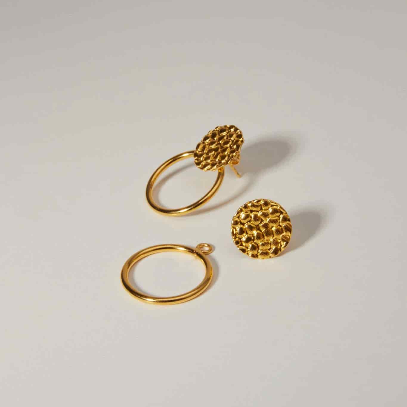 Circle Duo Studs - miniatura 2