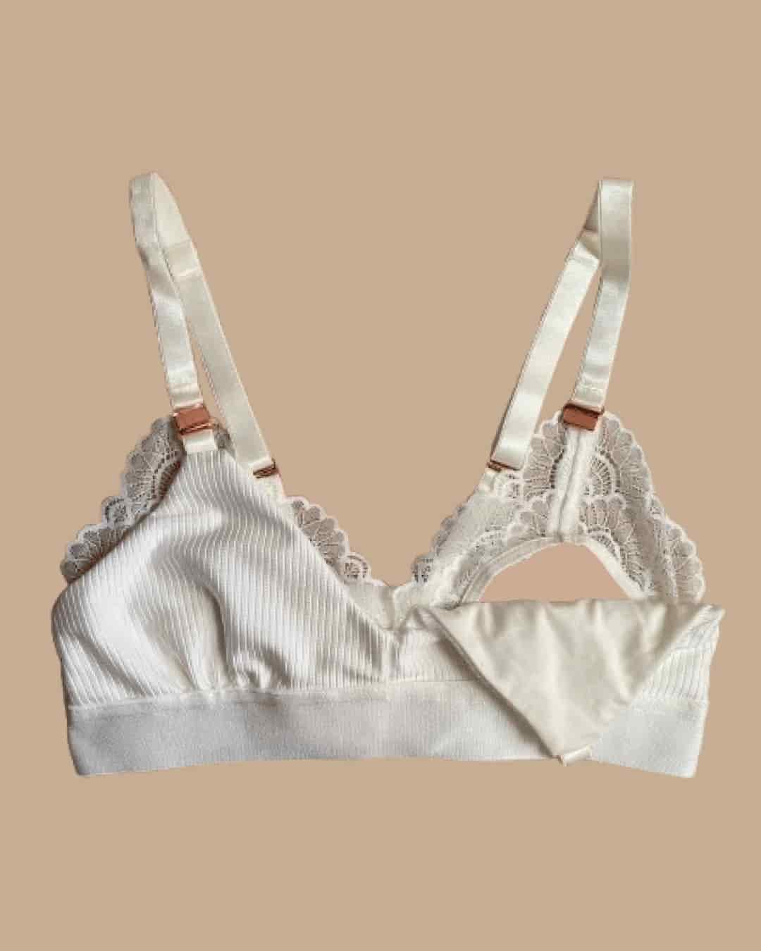 Bralette lactancia - PERLA Blanco - miniatura 4