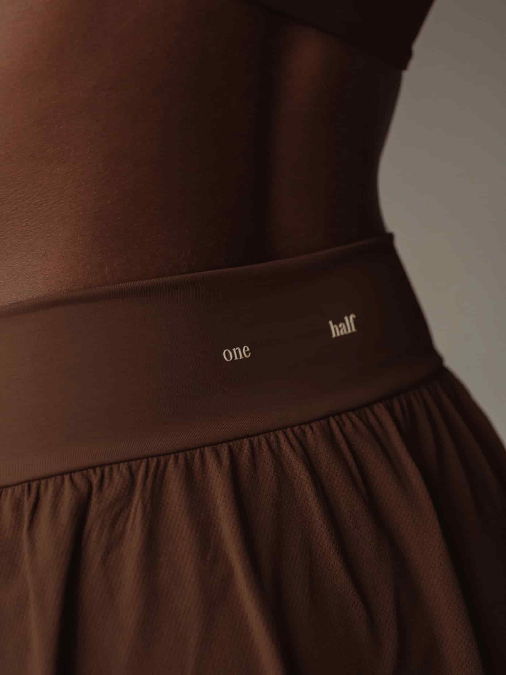 SPORTY MINI SKIRT - SEPIA - miniatura 6