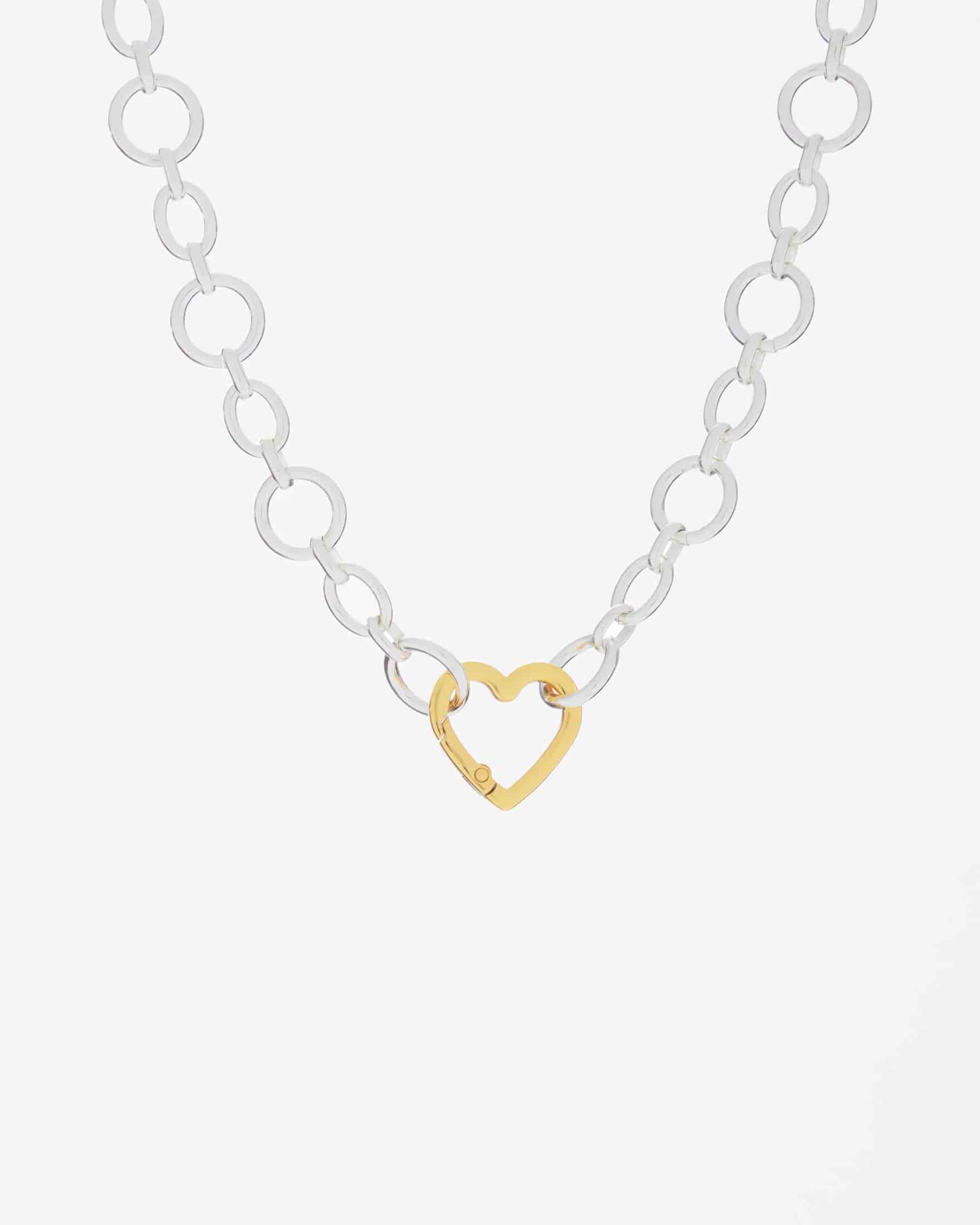 Collar Broche Corazón Silver - miniatura 2